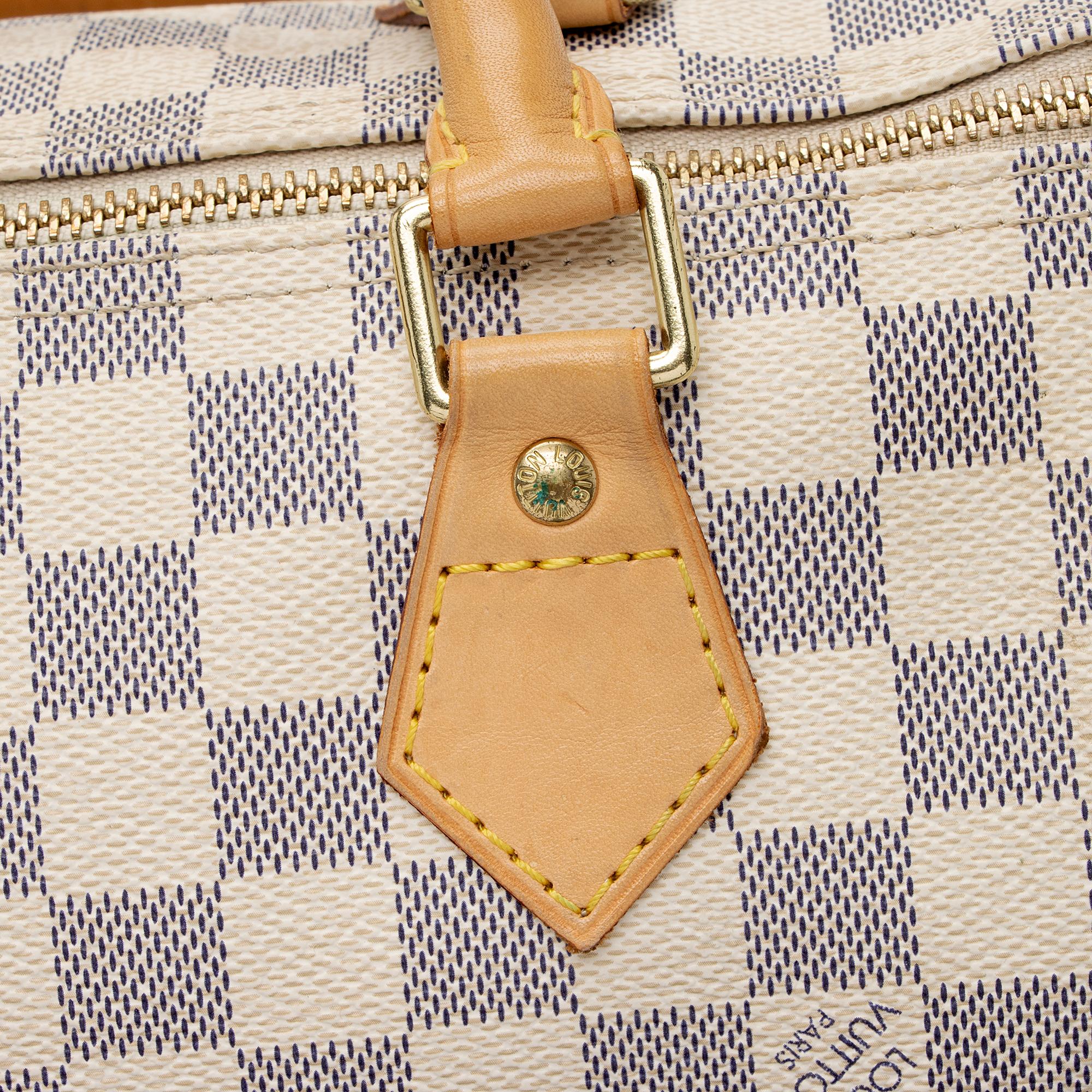 Louis Vuitton Damier Azur Speedy 30 Satchel (SHF-9hFguI)