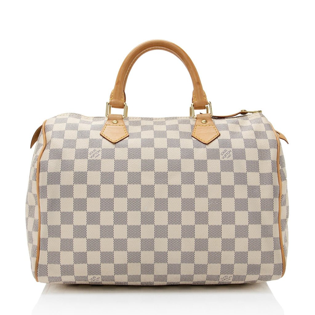 Louis Vuitton Damier Azur Speedy 30 Satchel (SHF-9hFguI)