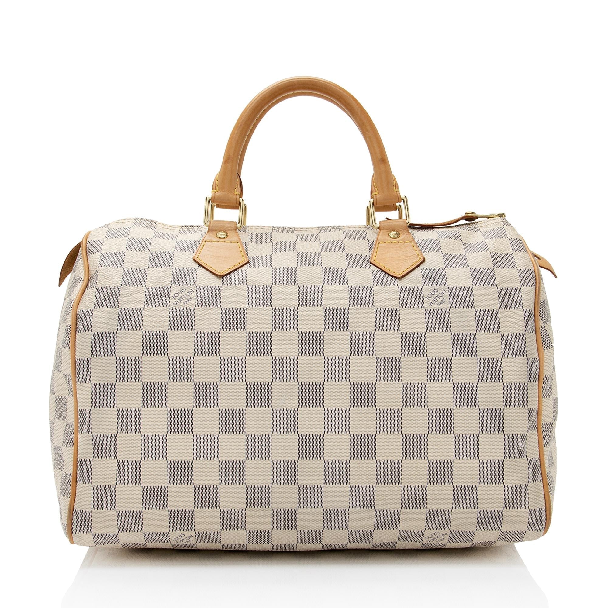 Louis Vuitton Damier Azur Speedy 30 Satchel (SHF-9hFguI)