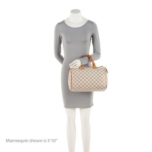 Louis Vuitton Damier Azur Speedy 30 Satchel (SHF-9hFguI)