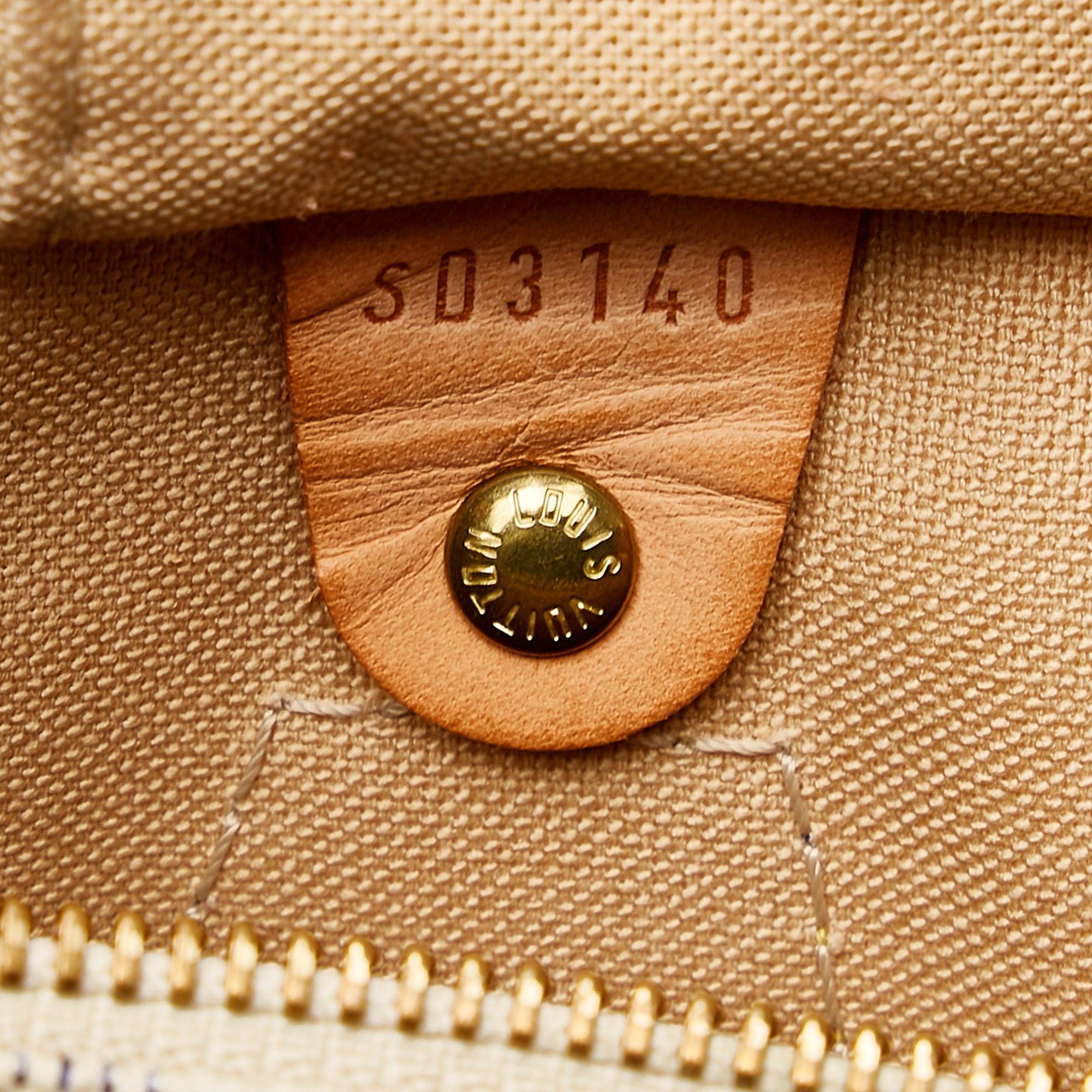 Louis Vuitton Damier Azur Speedy 30 (SHG-36530)