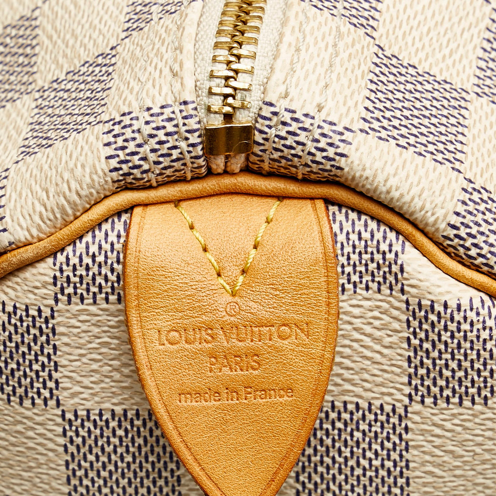 Louis Vuitton Damier Azur Speedy 30 (SHG-VSWByr)