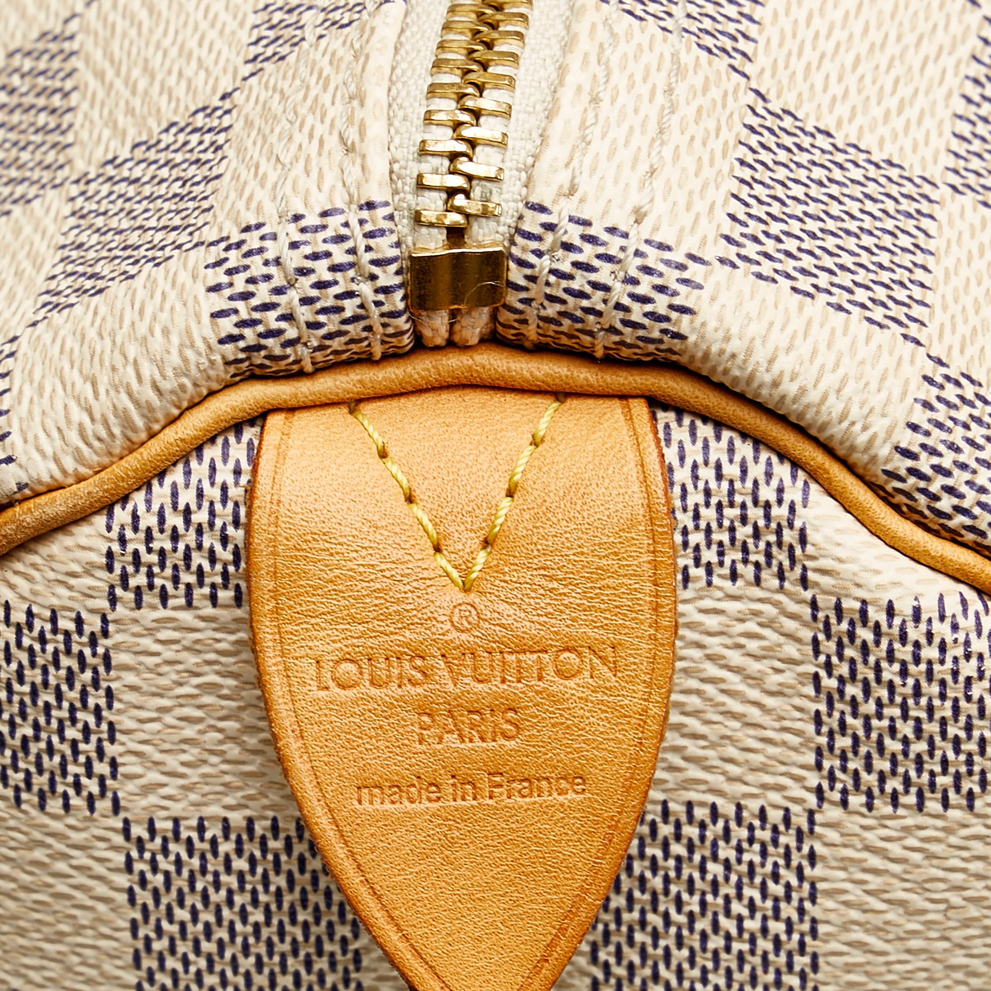 Louis Vuitton Damier Azur Speedy 30 (SHG-VSWByr)
