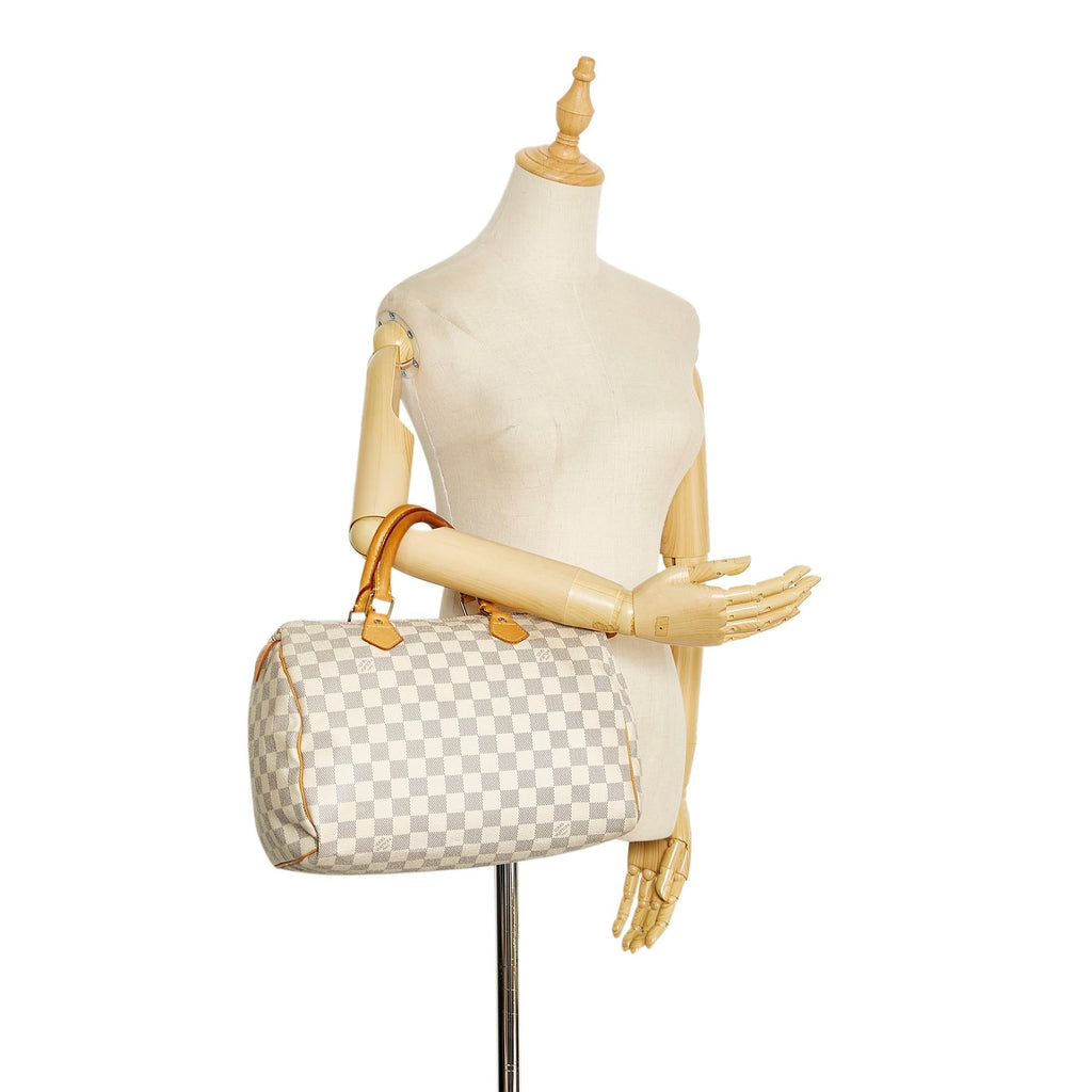 Louis Vuitton Damier Azur Speedy 30 (SHG-VSWByr)