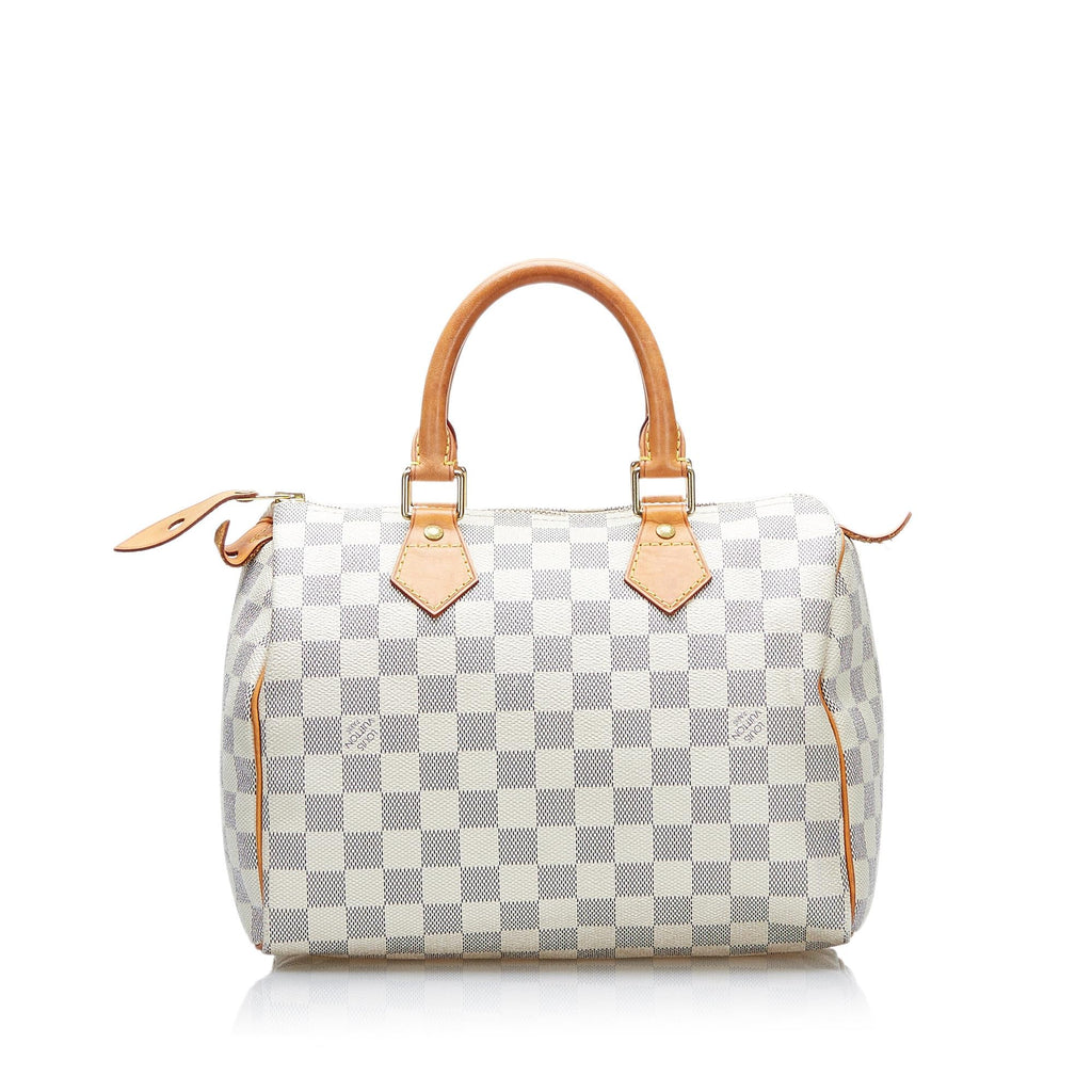Louis Vuitton Damier Azur Speedy Bandouliere 25 (SHG-37850)