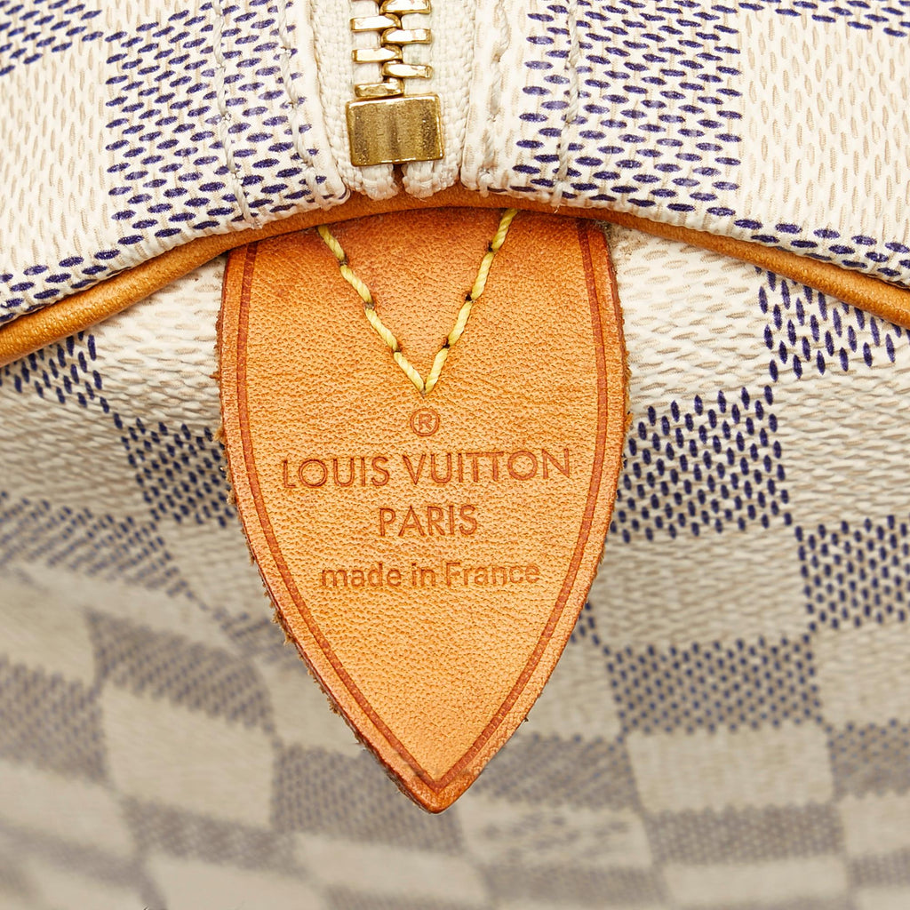 Louis Vuitton Damier Azur Speedy Bandouliere 25 (SHG-37850)