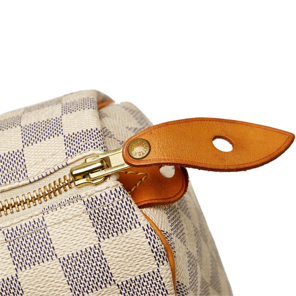 Louis Vuitton Damier Azur Speedy Bandouliere 25 (SHG-37850)