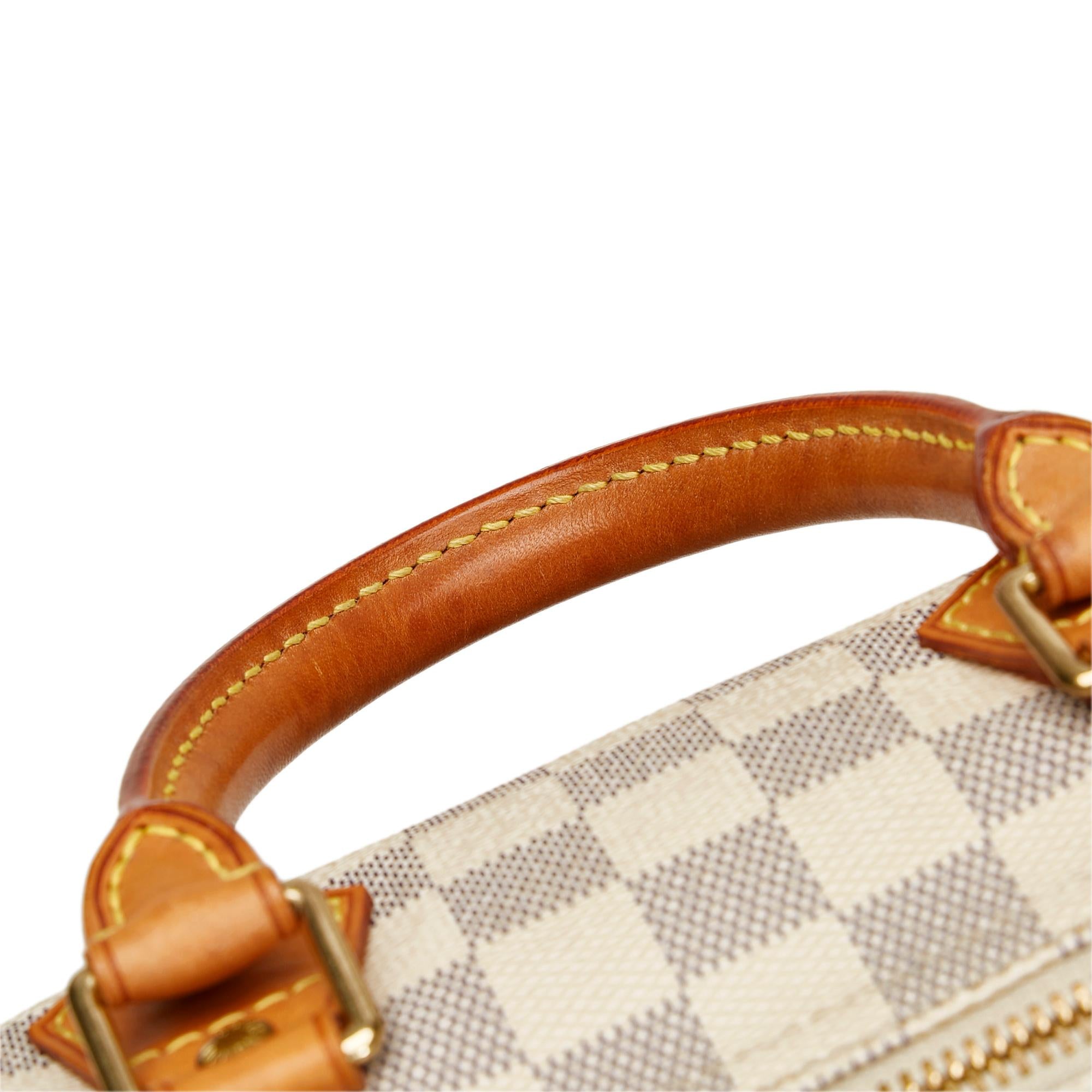 Louis Vuitton Damier Azur Speedy Bandouliere 25 (SHG-37850)