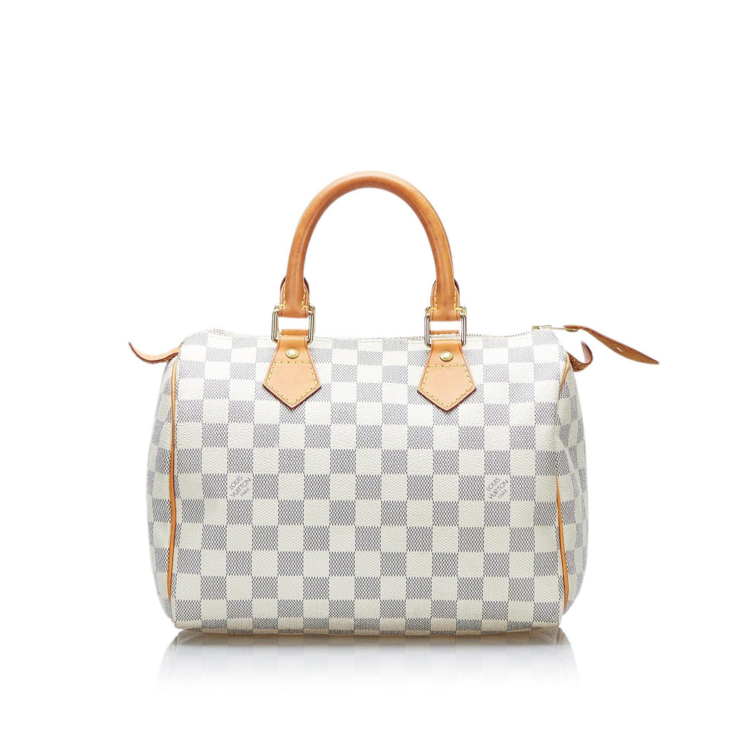 Louis Vuitton Damier Azur Speedy Bandouliere 25 (SHG-37850)
