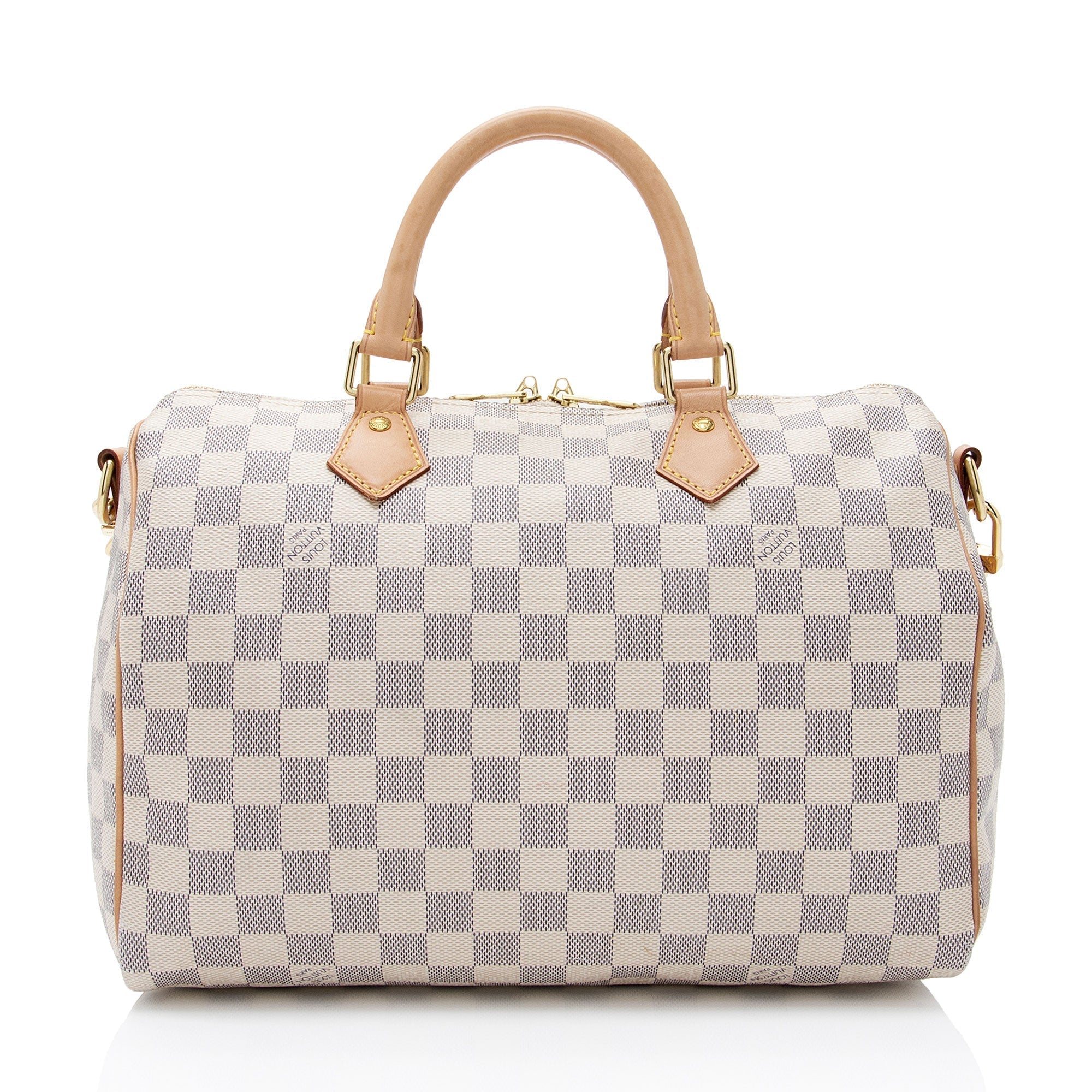Louis Vuitton Damier Azur Speedy Bandouliere 30 Satchel (SHF-f3mAUf)