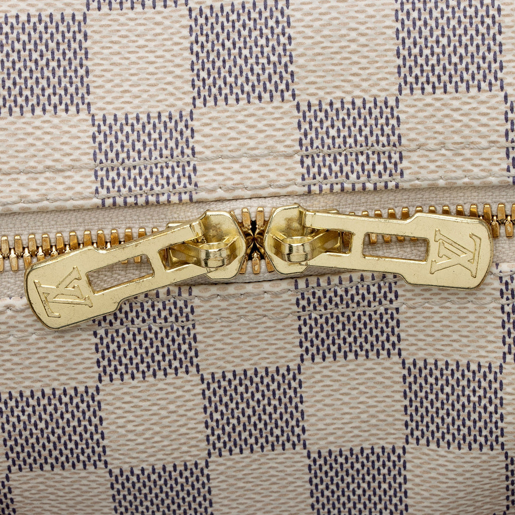 Louis Vuitton Damier Azur Speedy Bandouliere 30 Satchel (SHF-f3mAUf)