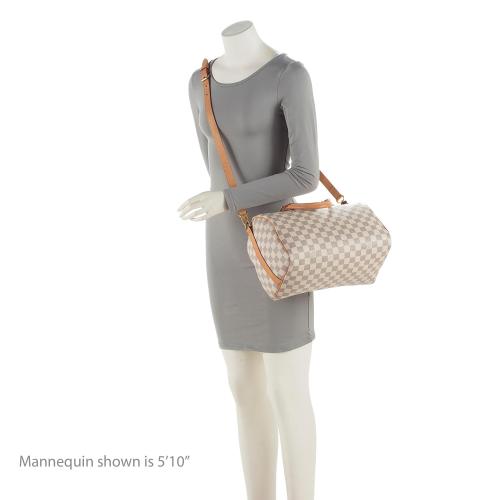 Louis Vuitton Damier Azur Speedy Bandouliere 30 Satchel (SHF-f3mAUf)