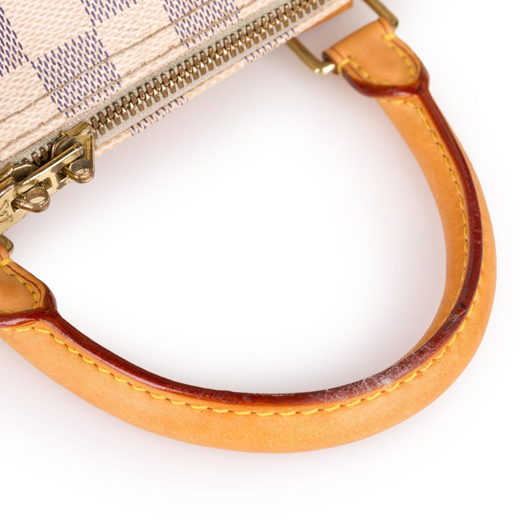 Louis Vuitton Damier Azur Speedy Bandouliere 30 (SHG-37680)