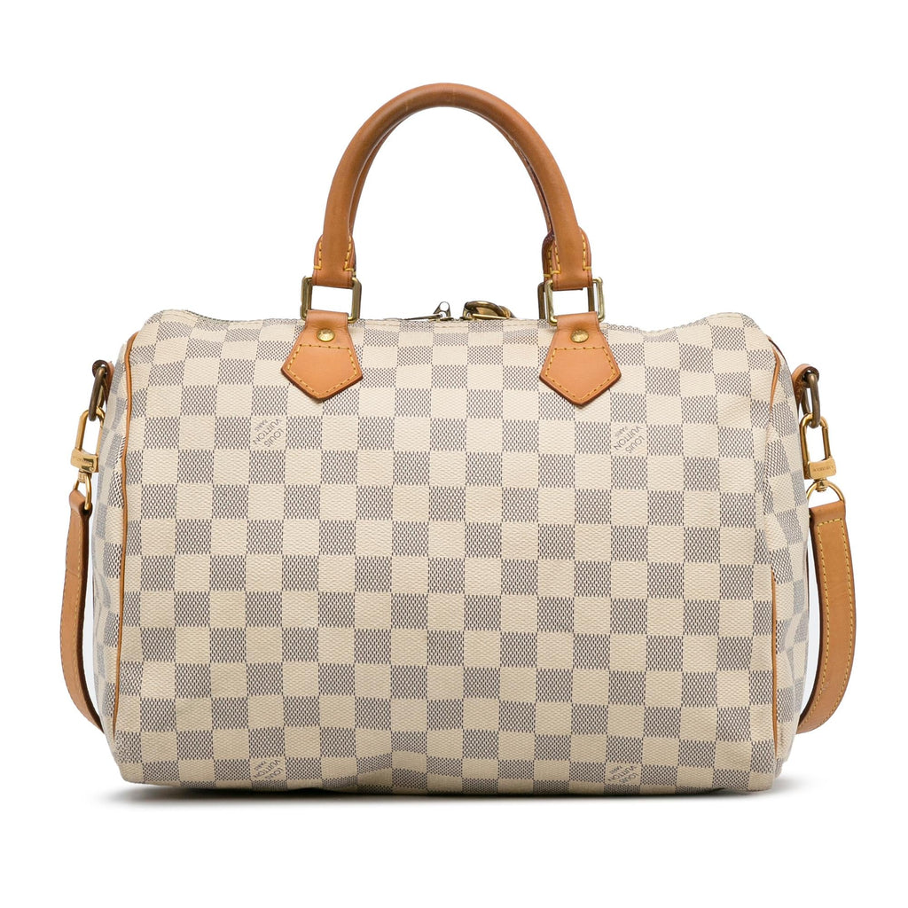 Louis Vuitton Damier Azur Speedy Bandouliere 30 (SHG-hNnwSa)
