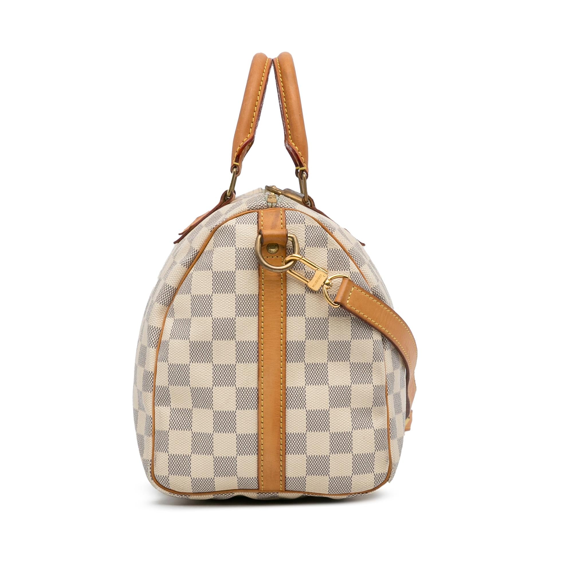 Louis Vuitton Damier Azur Speedy Bandouliere 30 (SHG-hNnwSa)