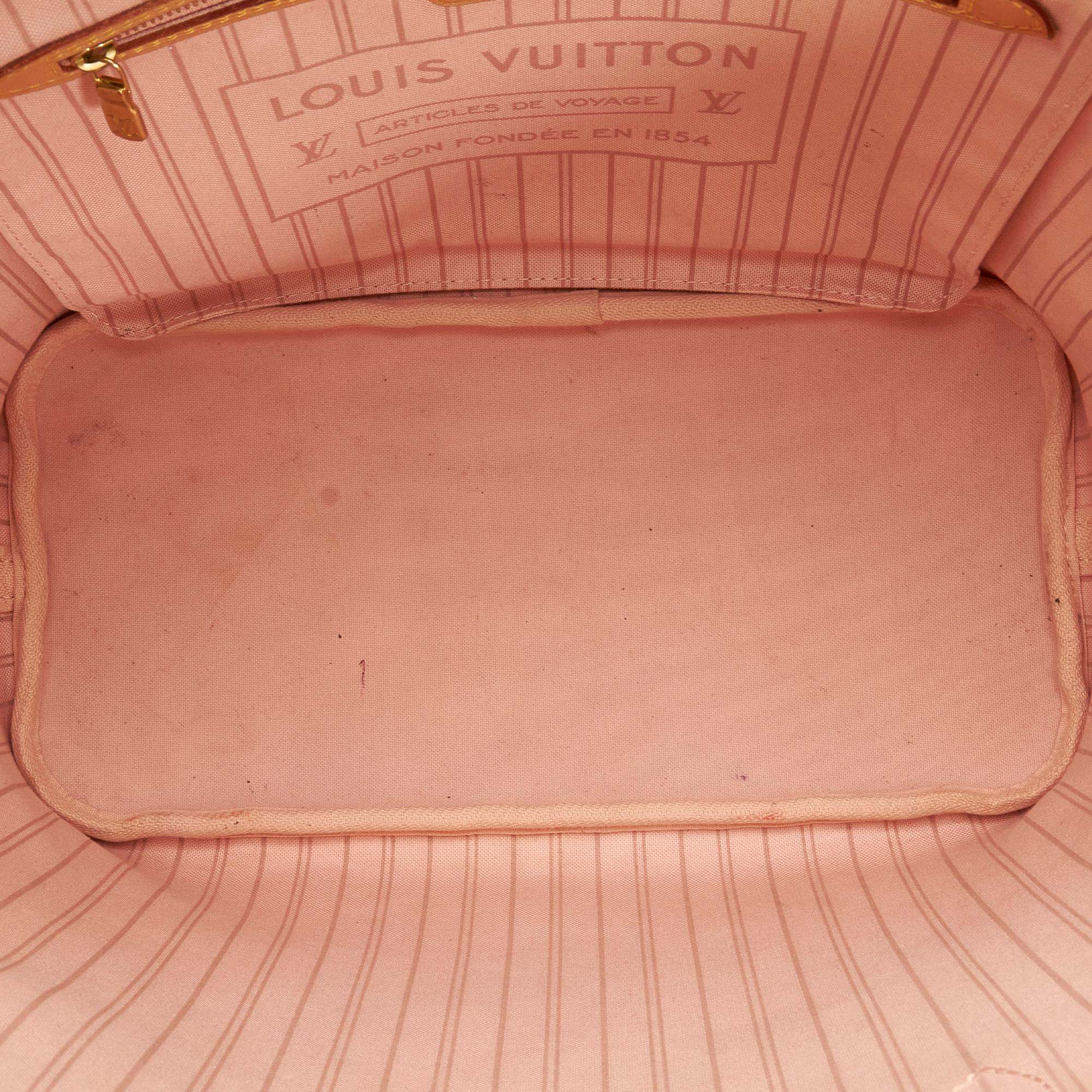 Louis Vuitton Damier Azur Tahitienne Neverfull MM (SHG-HWhgB6)