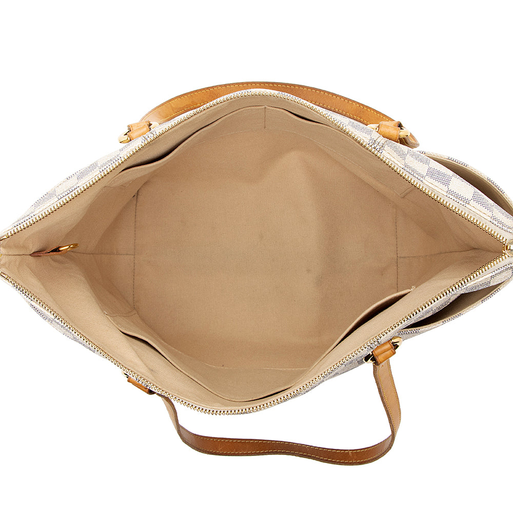 Louis Vuitton Damier Azur Totally MM Tote (SHF-21456)