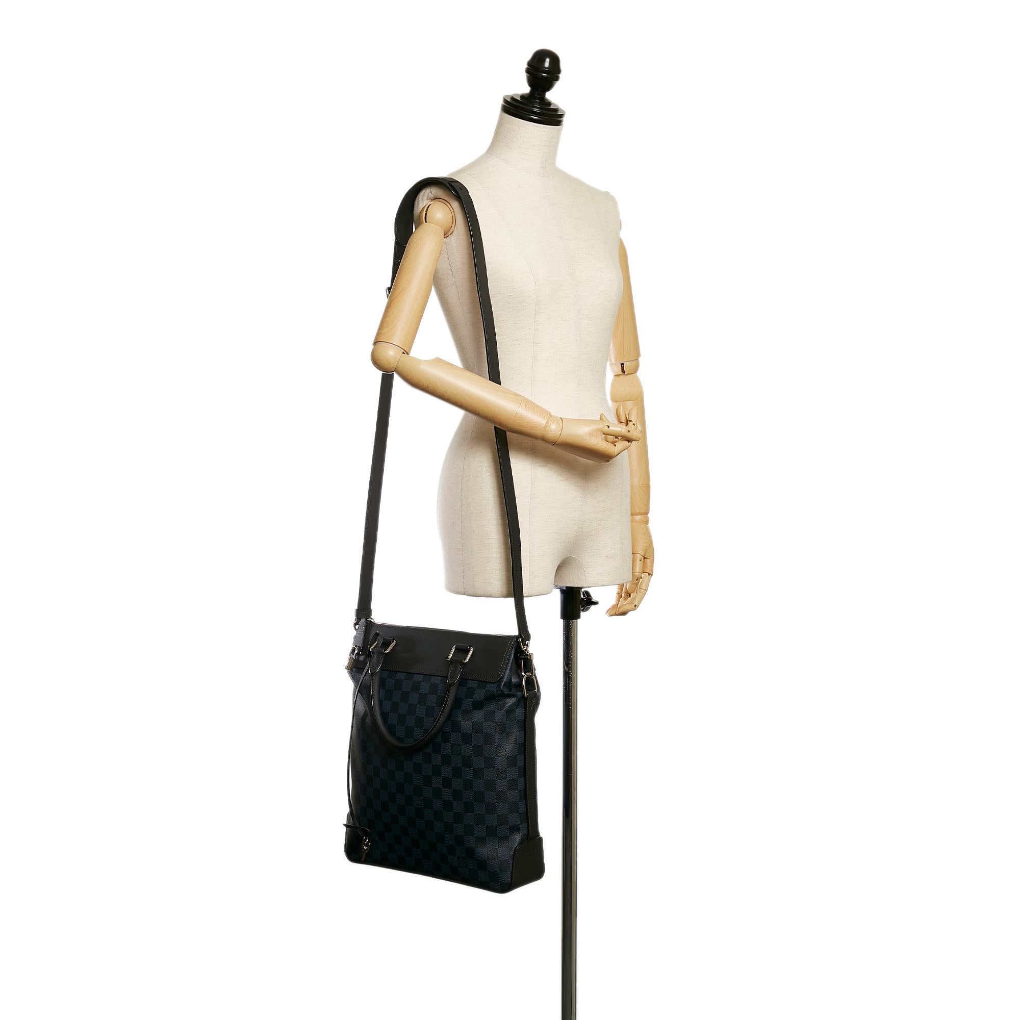 Louis Vuitton Damier Cobalt Greenwich Satchel (SHG-36686)