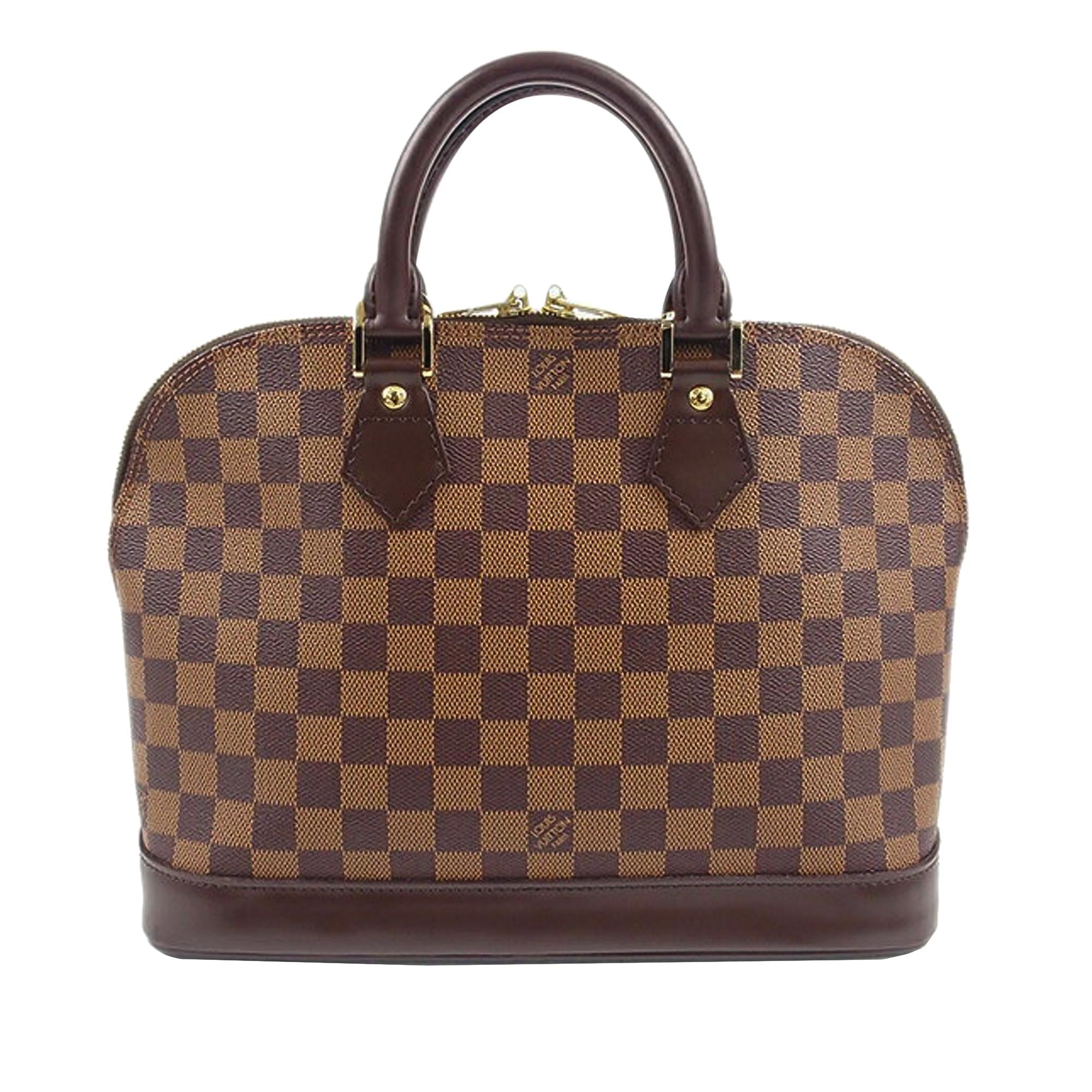 Louis Vuitton Damier Ebene Alma MM (SHG-35649)