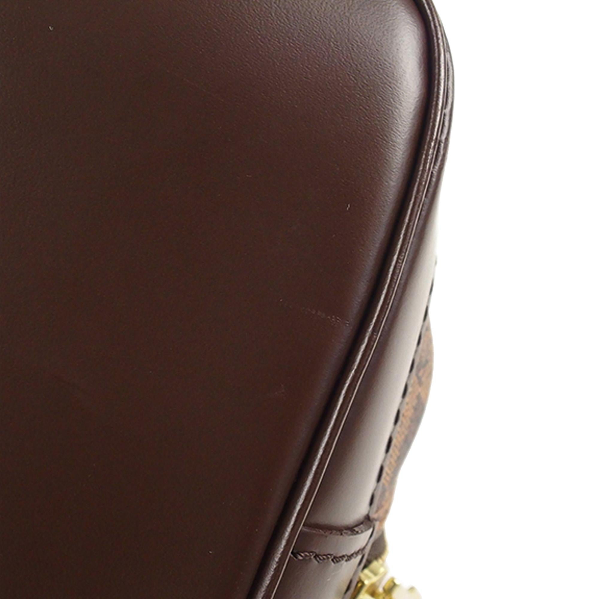 Louis Vuitton Damier Ebene Alma MM (SHG-35649)
