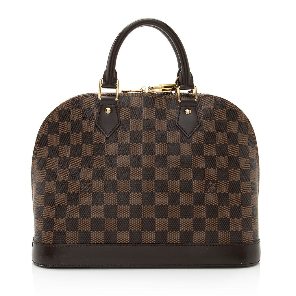 Louis Vuitton Damier Ebene Alma PM Satchel (SHF-C6OmV8)