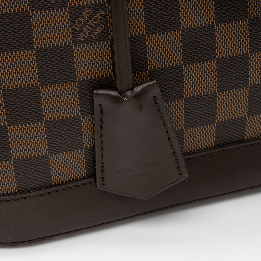Louis Vuitton Damier Ebene Alma PM Satchel (SHF-C6OmV8)