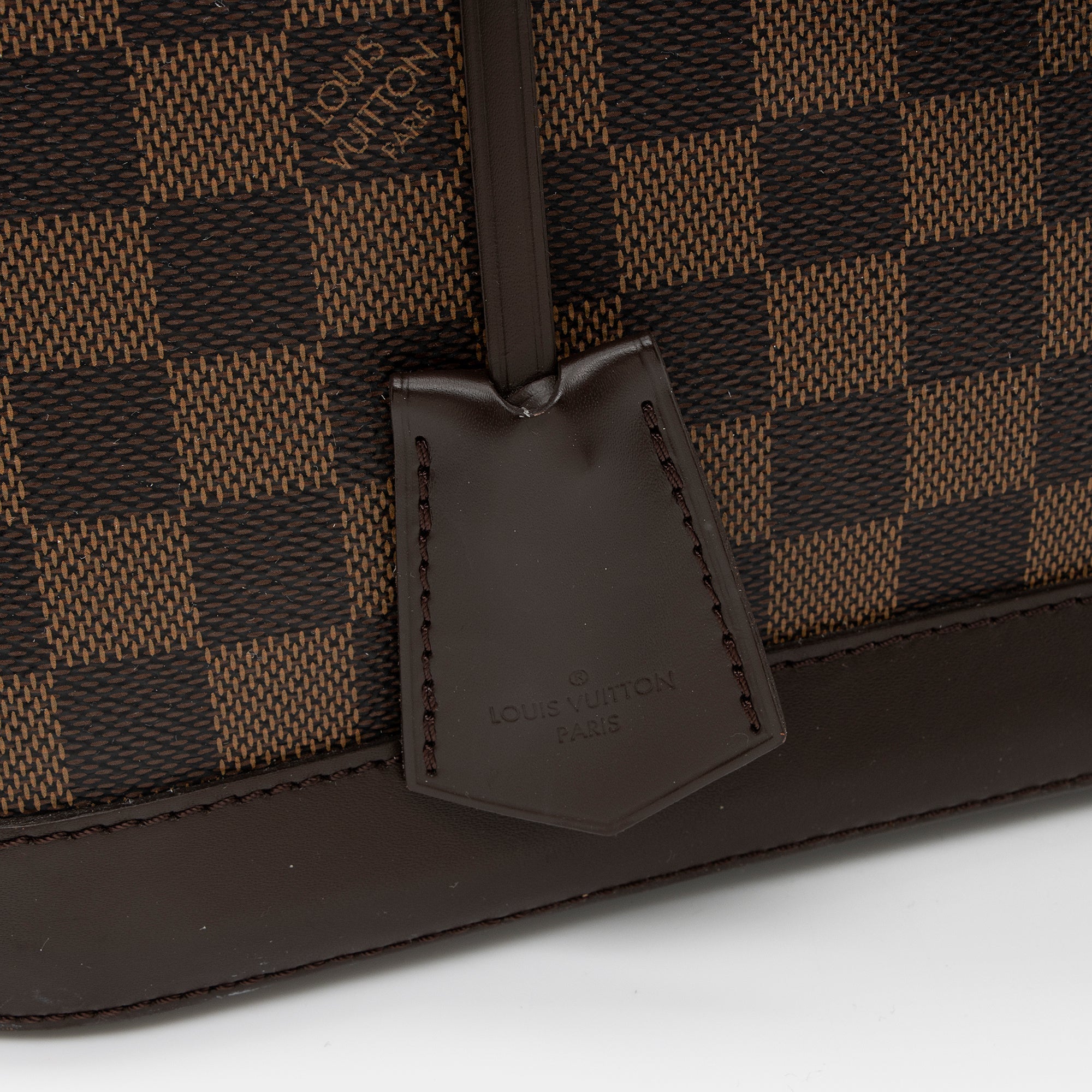 Louis Vuitton Damier Ebene Alma PM Satchel (SHF-C6OmV8)