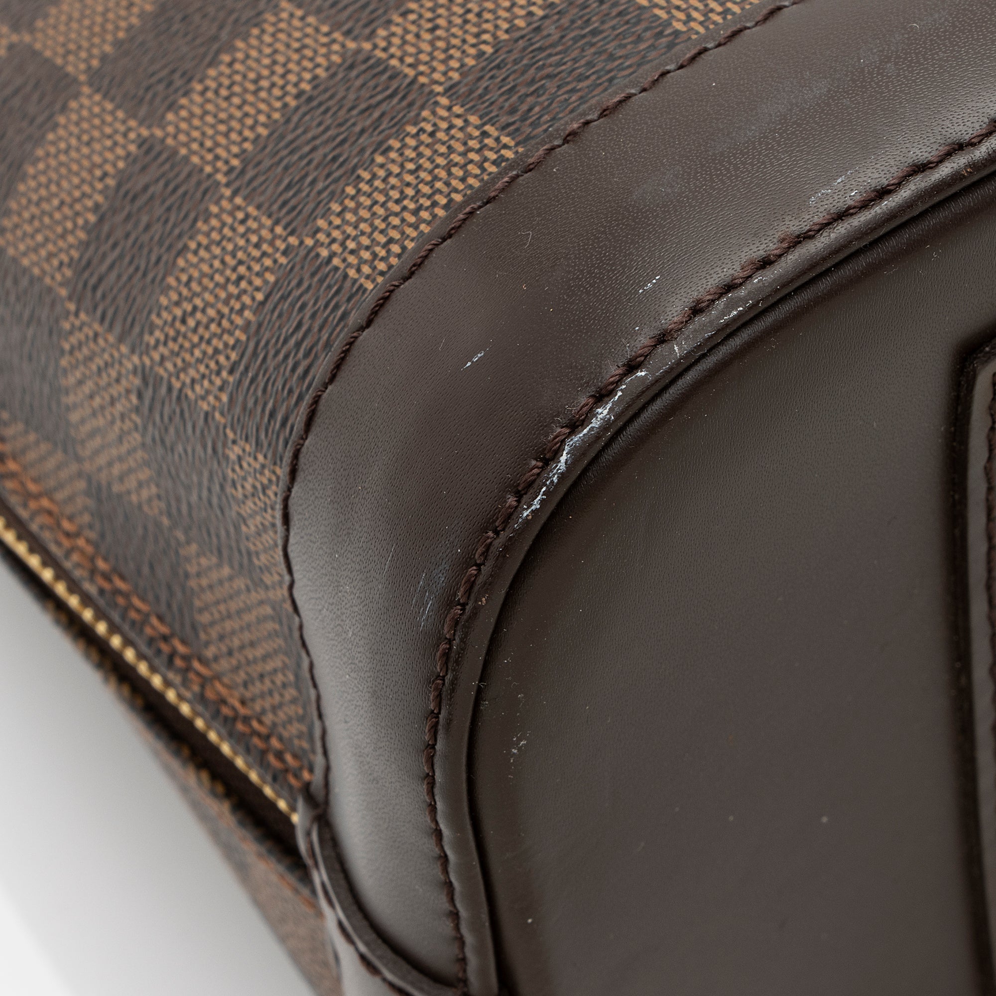 Louis Vuitton Damier Ebene Alma PM Satchel (SHF-C6OmV8)