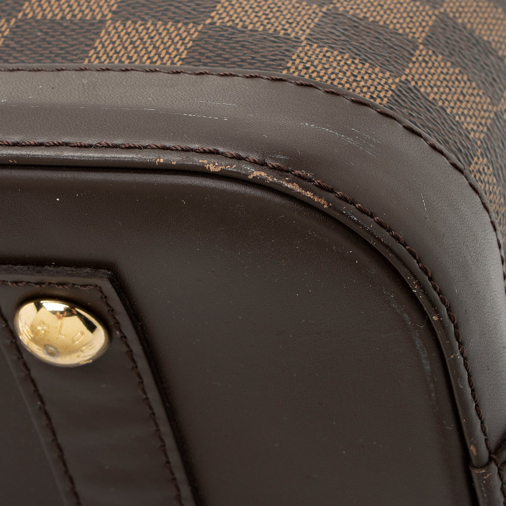Louis Vuitton Damier Ebene Alma PM Satchel (SHF-C6OmV8)