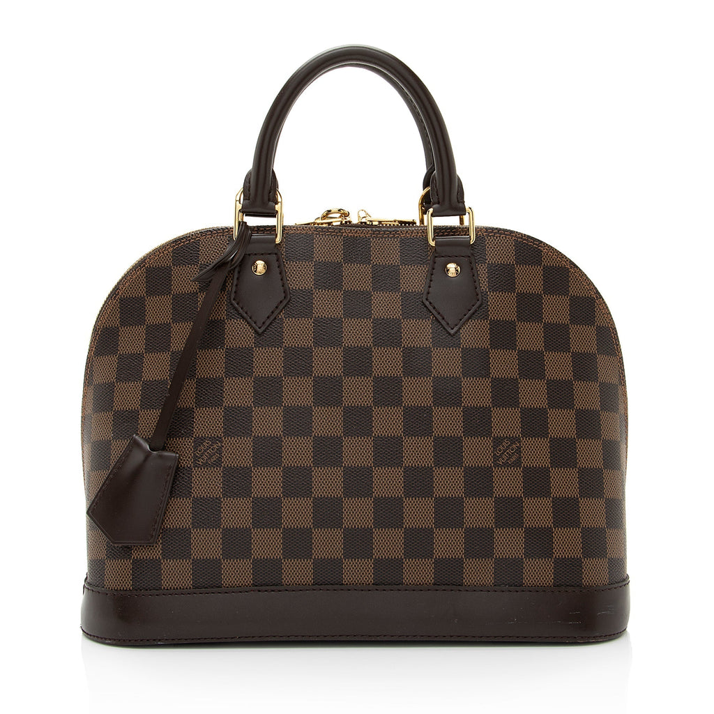 Louis Vuitton Damier Ebene Alma PM Satchel (SHF-C6OmV8)