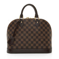 Louis Vuitton Damier Ebene Alma PM Satchel (SHF-C6OmV8)