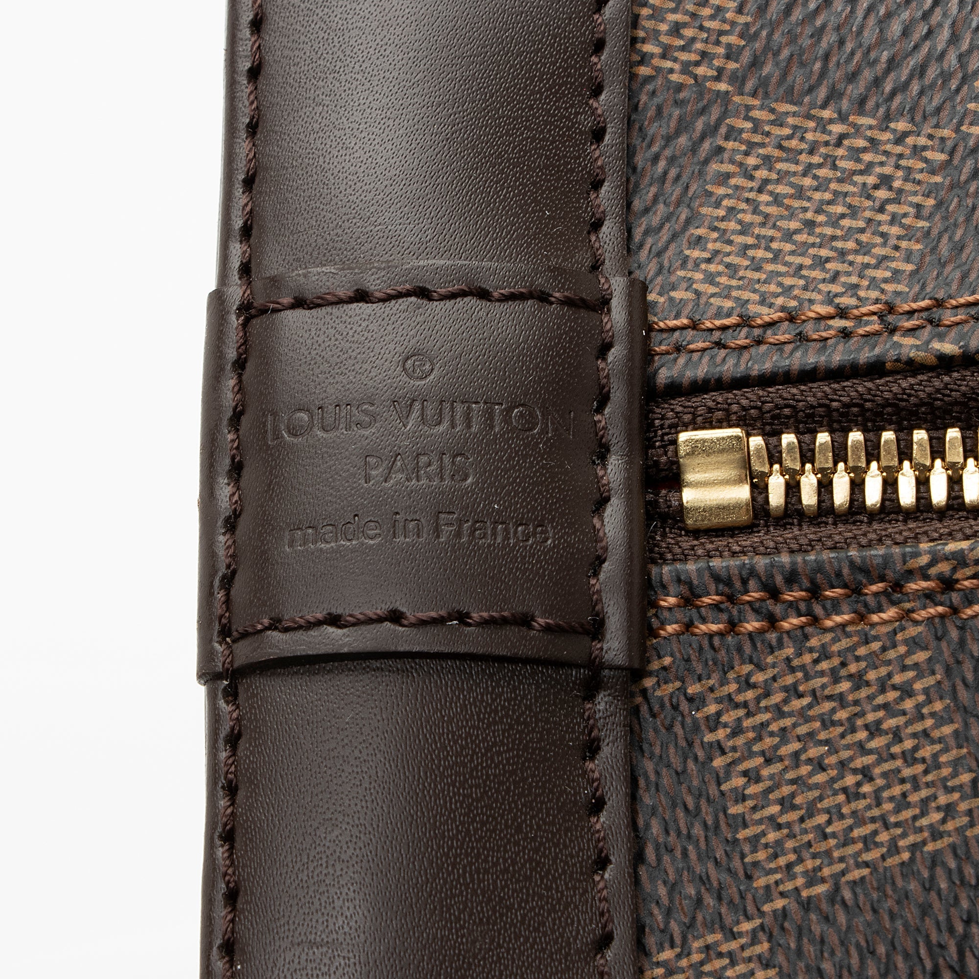Louis Vuitton Damier Ebene Alma PM Satchel (SHF-C6OmV8)