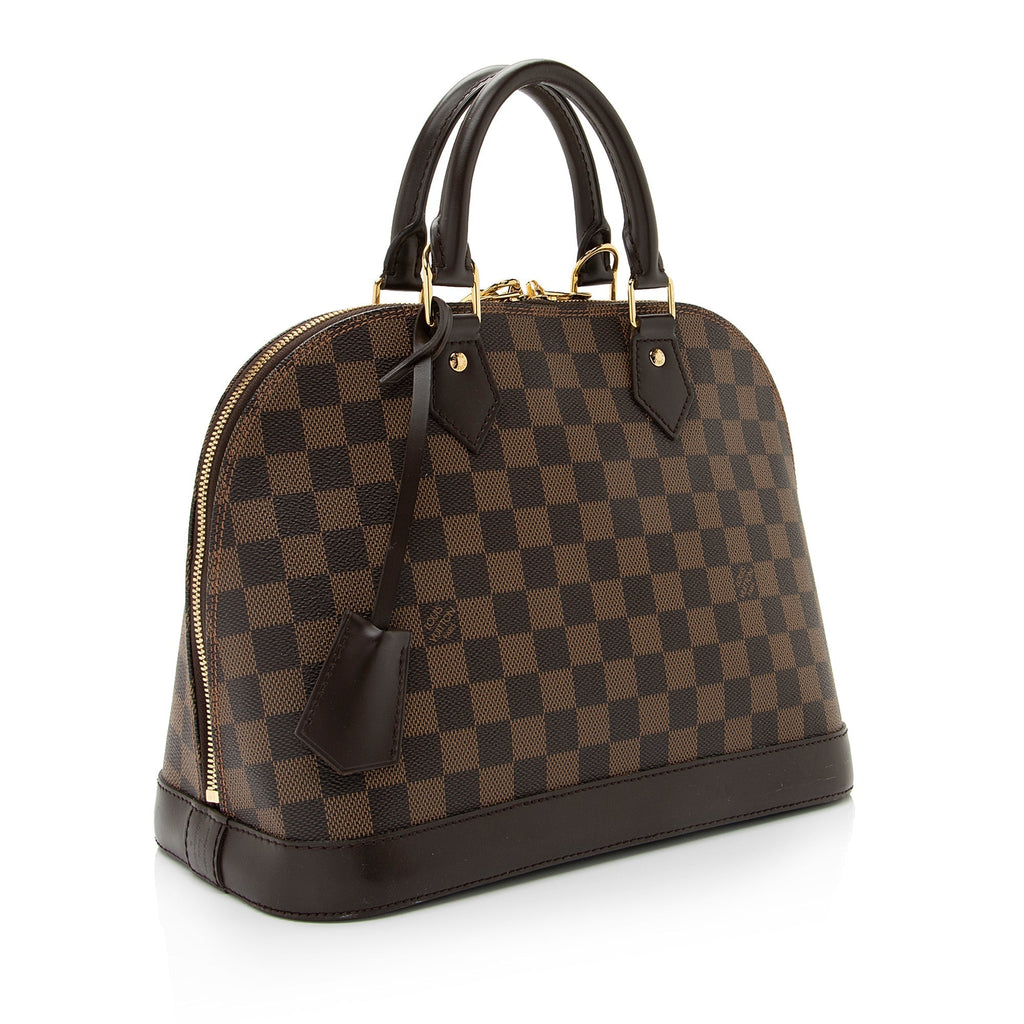 Louis Vuitton Damier Ebene Alma PM Satchel (SHF-C6OmV8)
