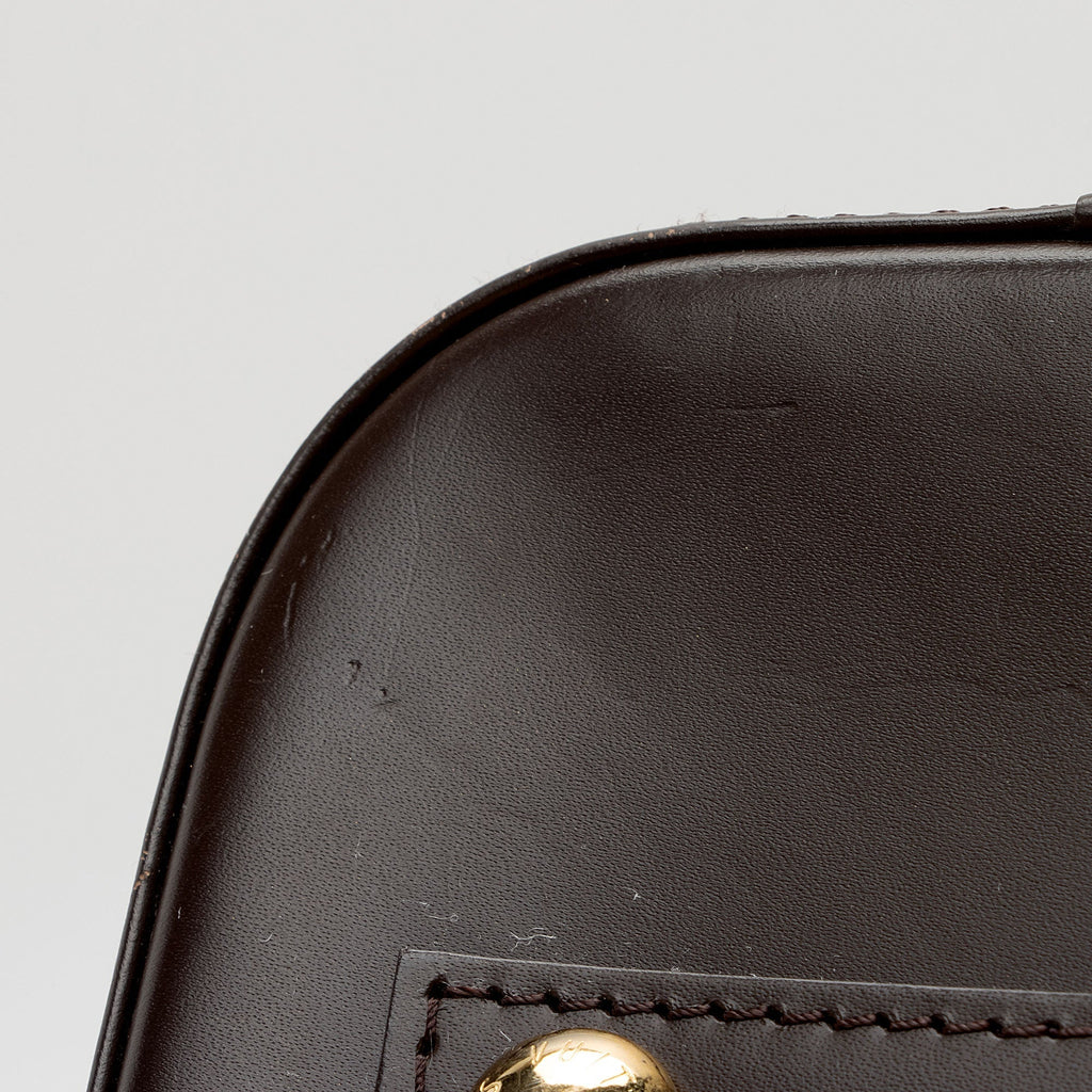 Louis Vuitton Damier Ebene Alma PM Satchel (SHF-e3xg0t)