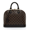 Louis Vuitton Damier Ebene Alma PM Satchel (SHF-e3xg0t)