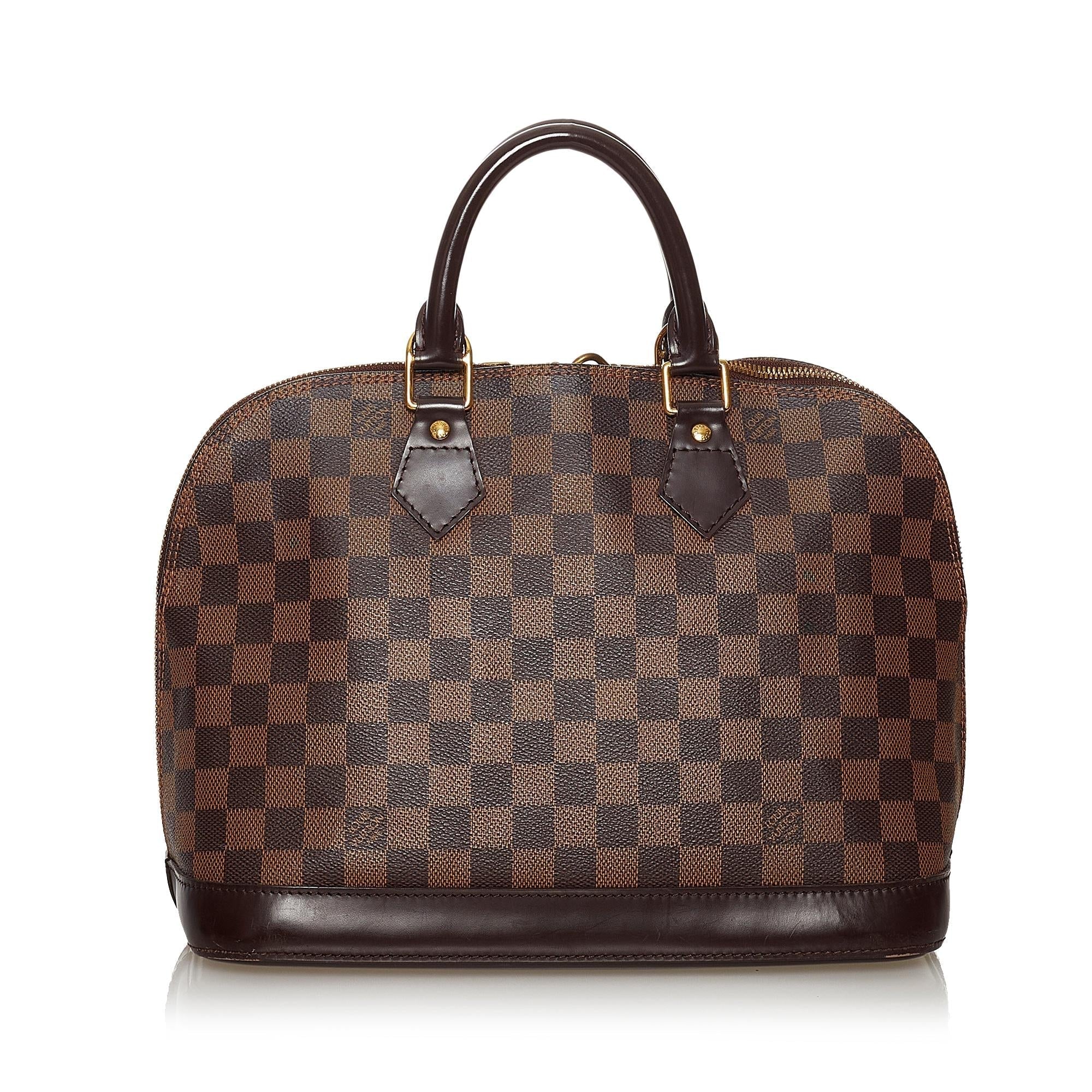 Louis Vuitton Damier Ebene Alma PM (SHG-33419)