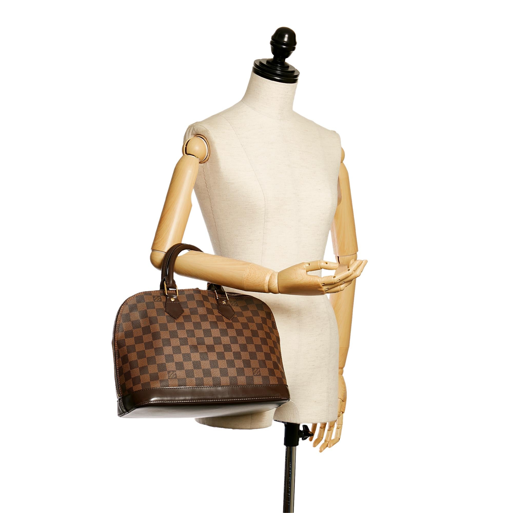 Louis Vuitton Damier Ebene Alma PM (SHG-33419)
