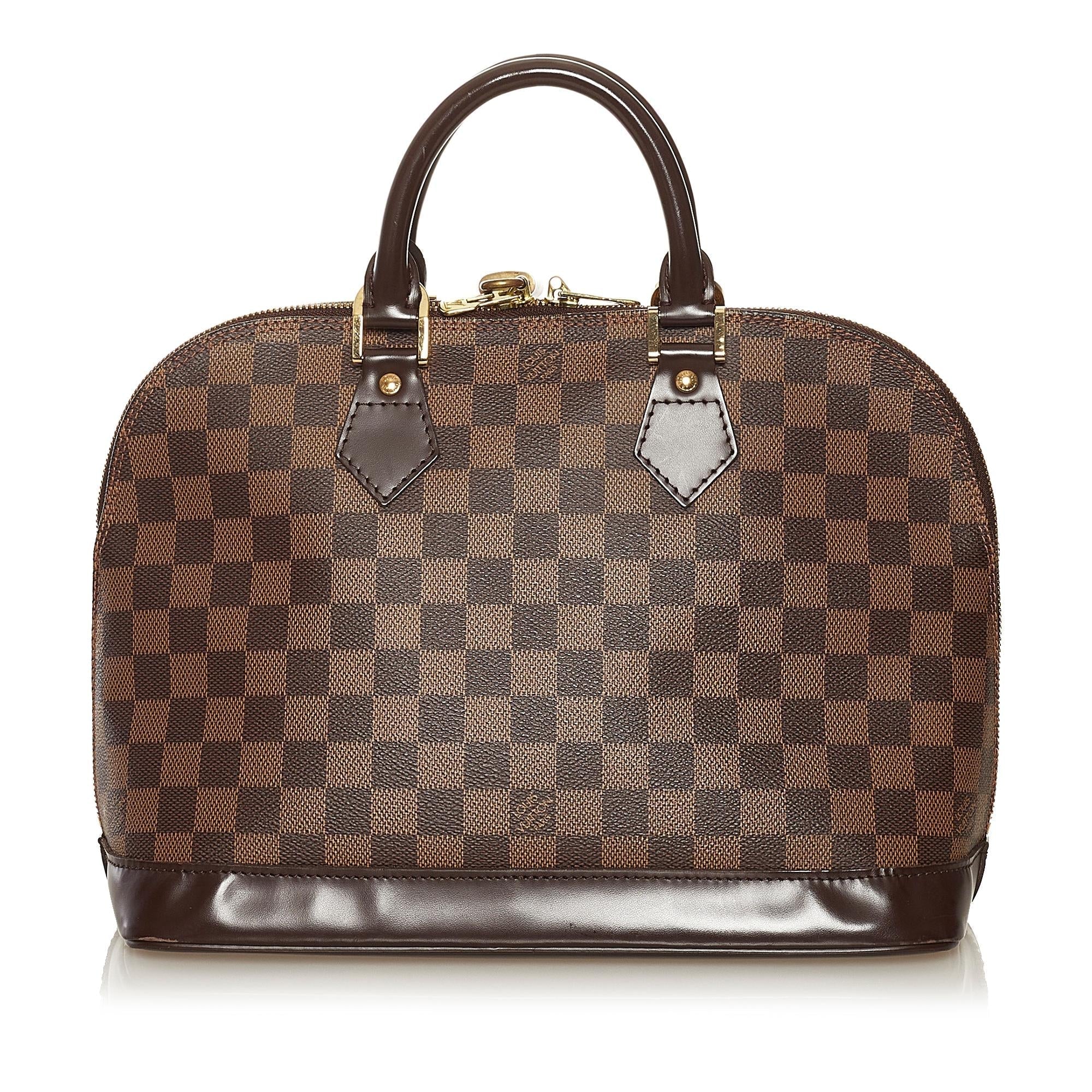 Louis Vuitton Damier Ebene Alma PM (SHG-34434)