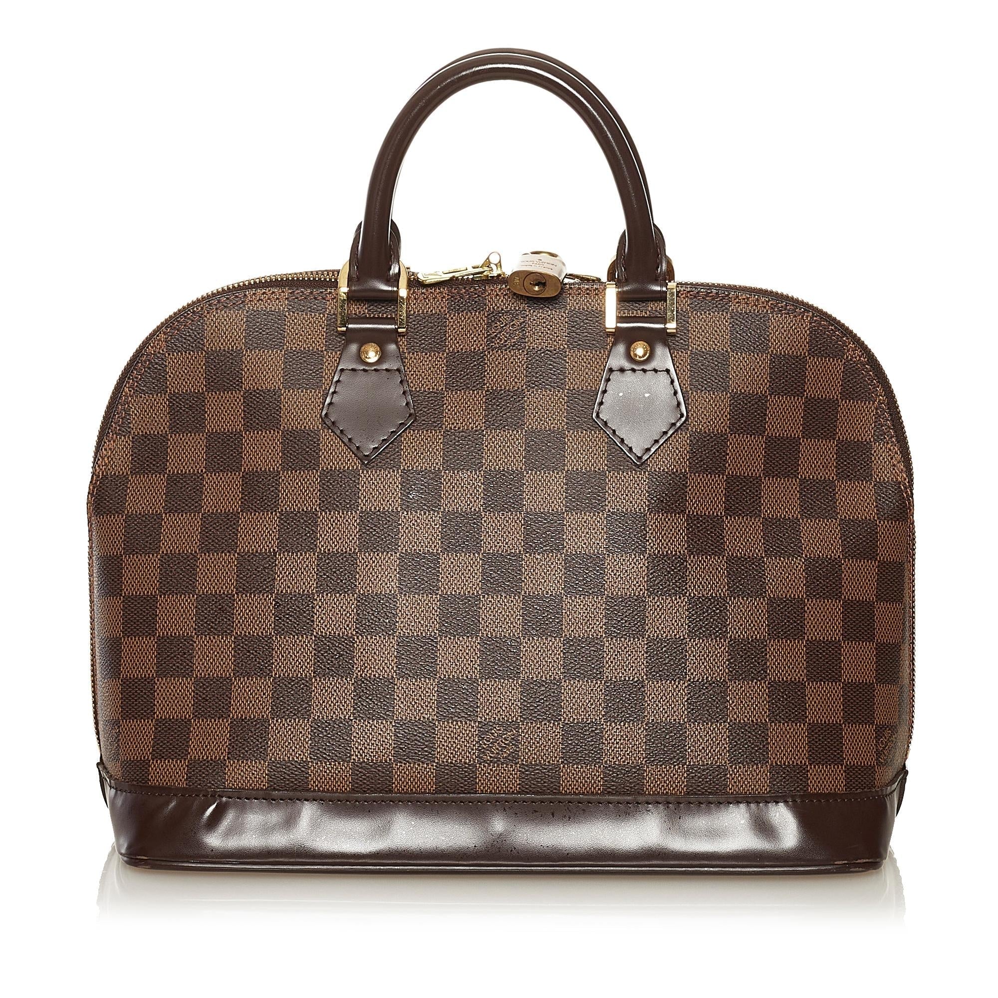 Louis Vuitton Damier Ebene Alma PM (SHG-34434)