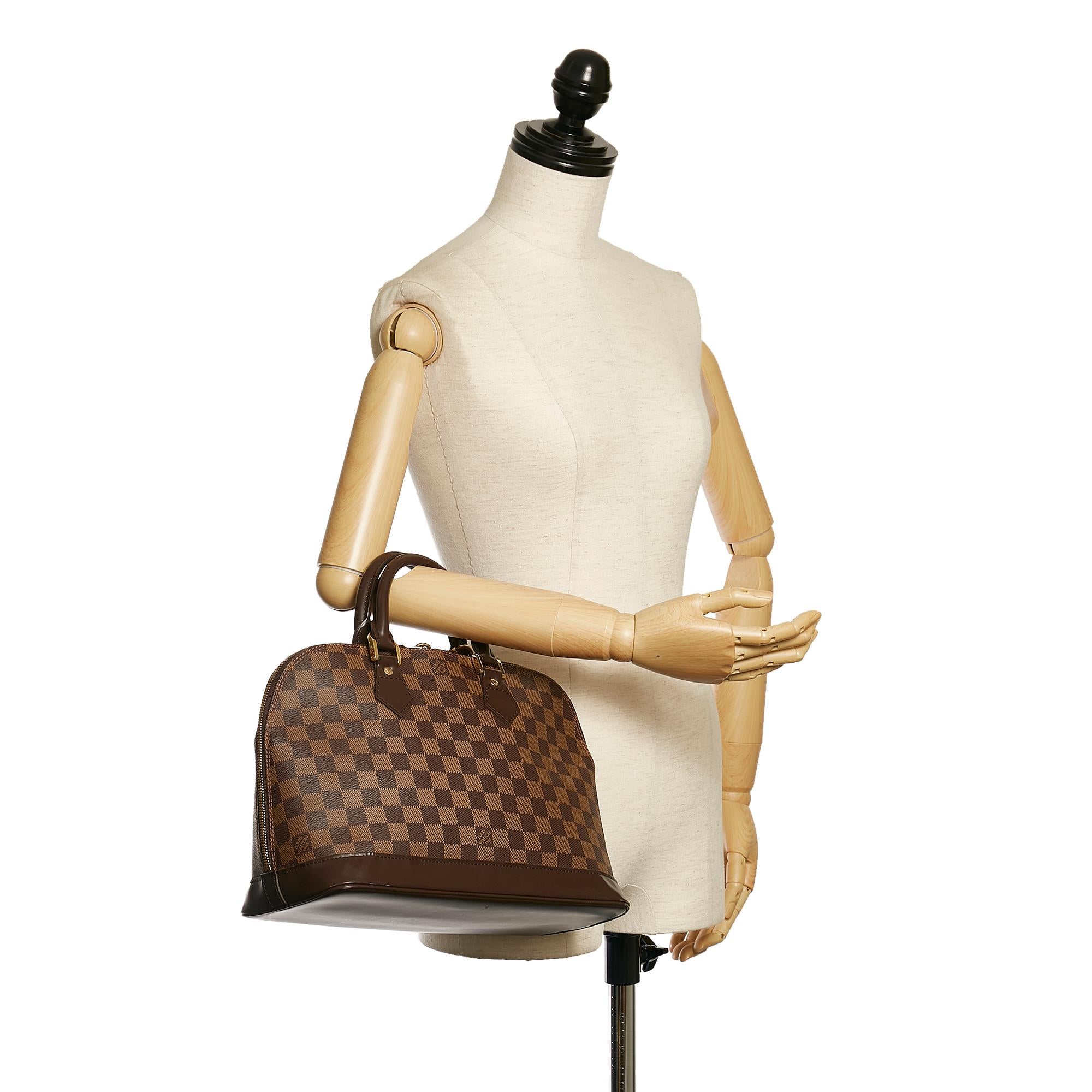Louis Vuitton Damier Ebene Alma PM (SHG-34434)