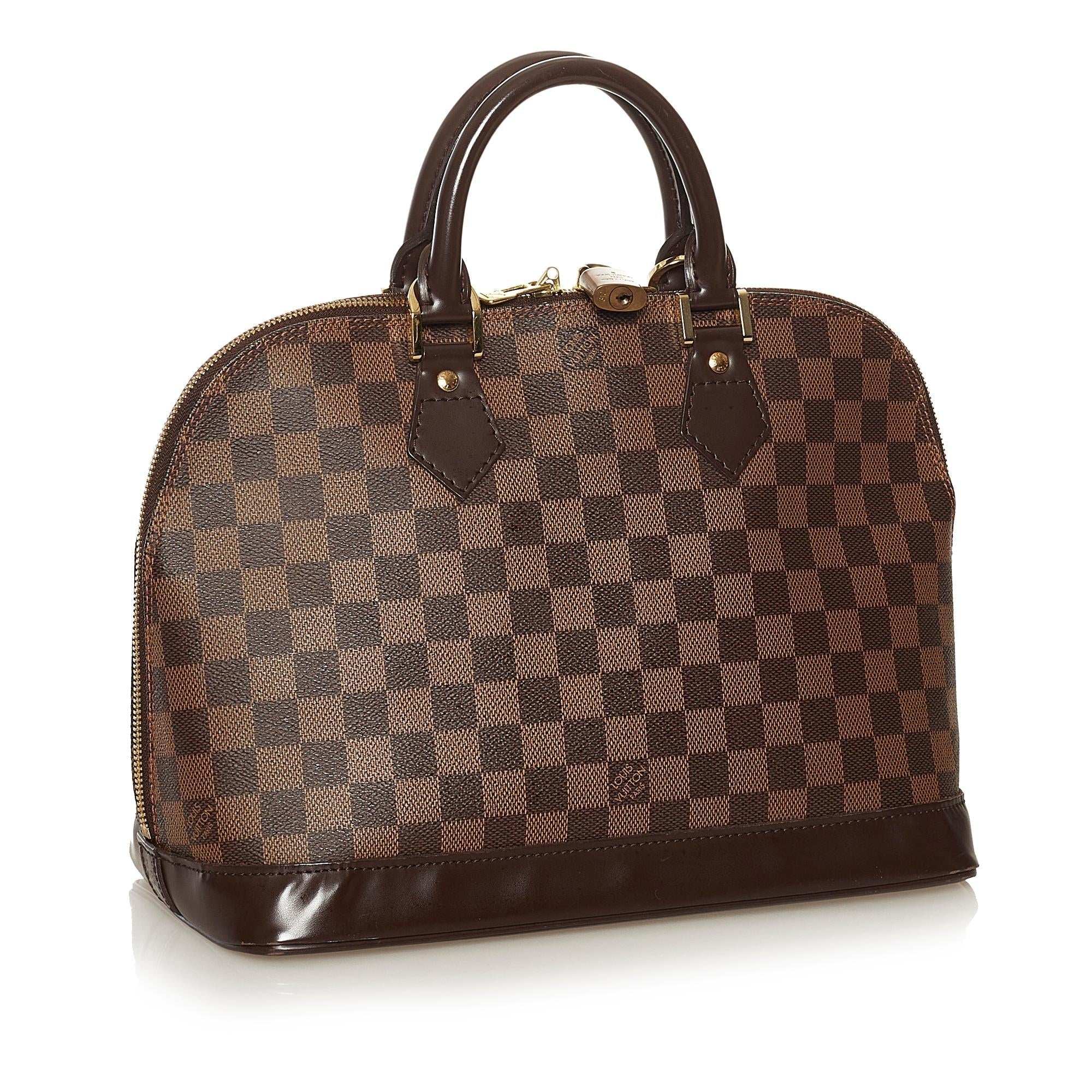 Louis Vuitton Damier Ebene Alma PM (SHG-34434)