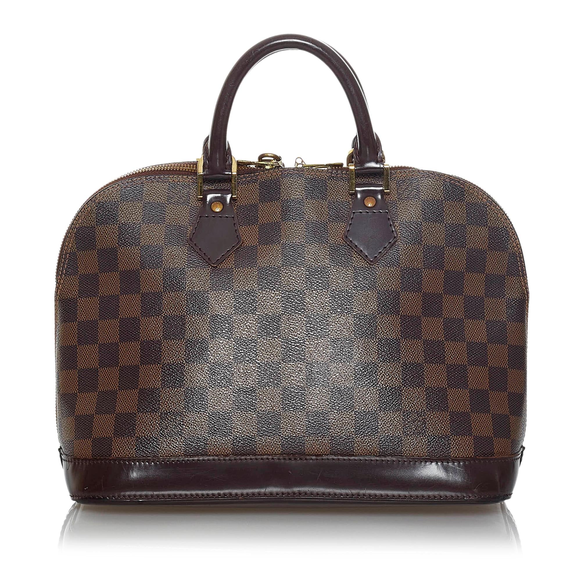 Louis Vuitton Damier Ebene Alma PM (SHG-36273)