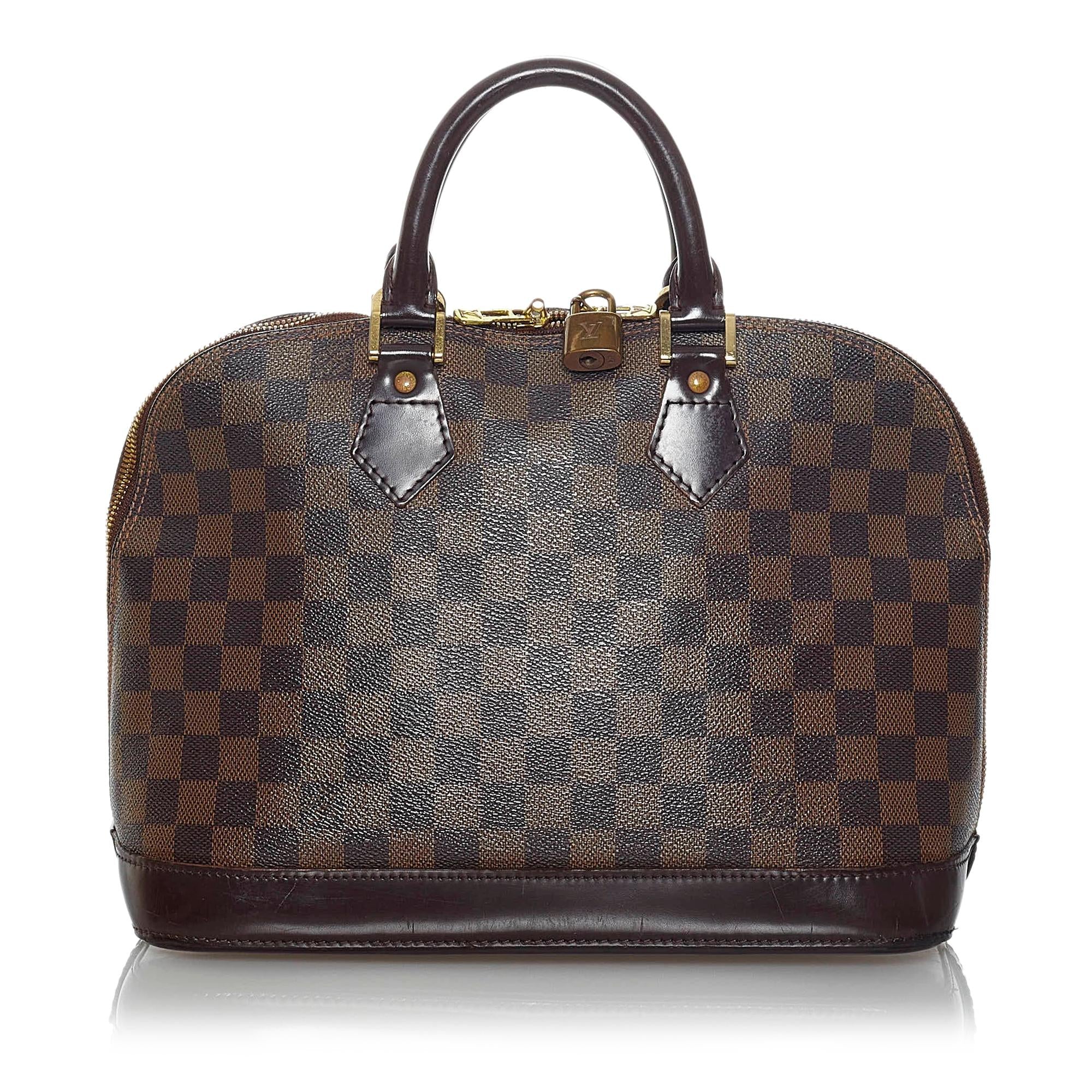Louis Vuitton Damier Ebene Alma PM (SHG-36273)