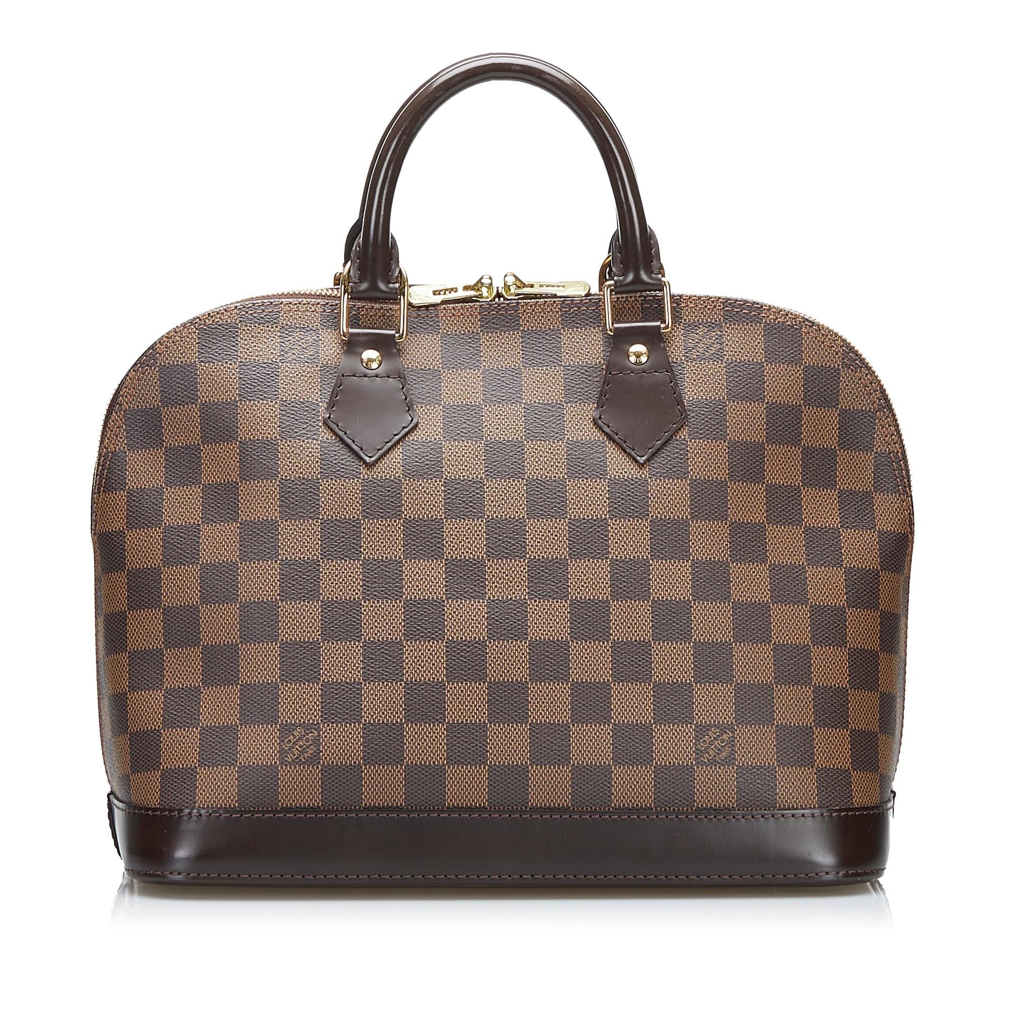 Louis Vuitton Damier Ebene Alma PM (SHG-nuH1Vw)