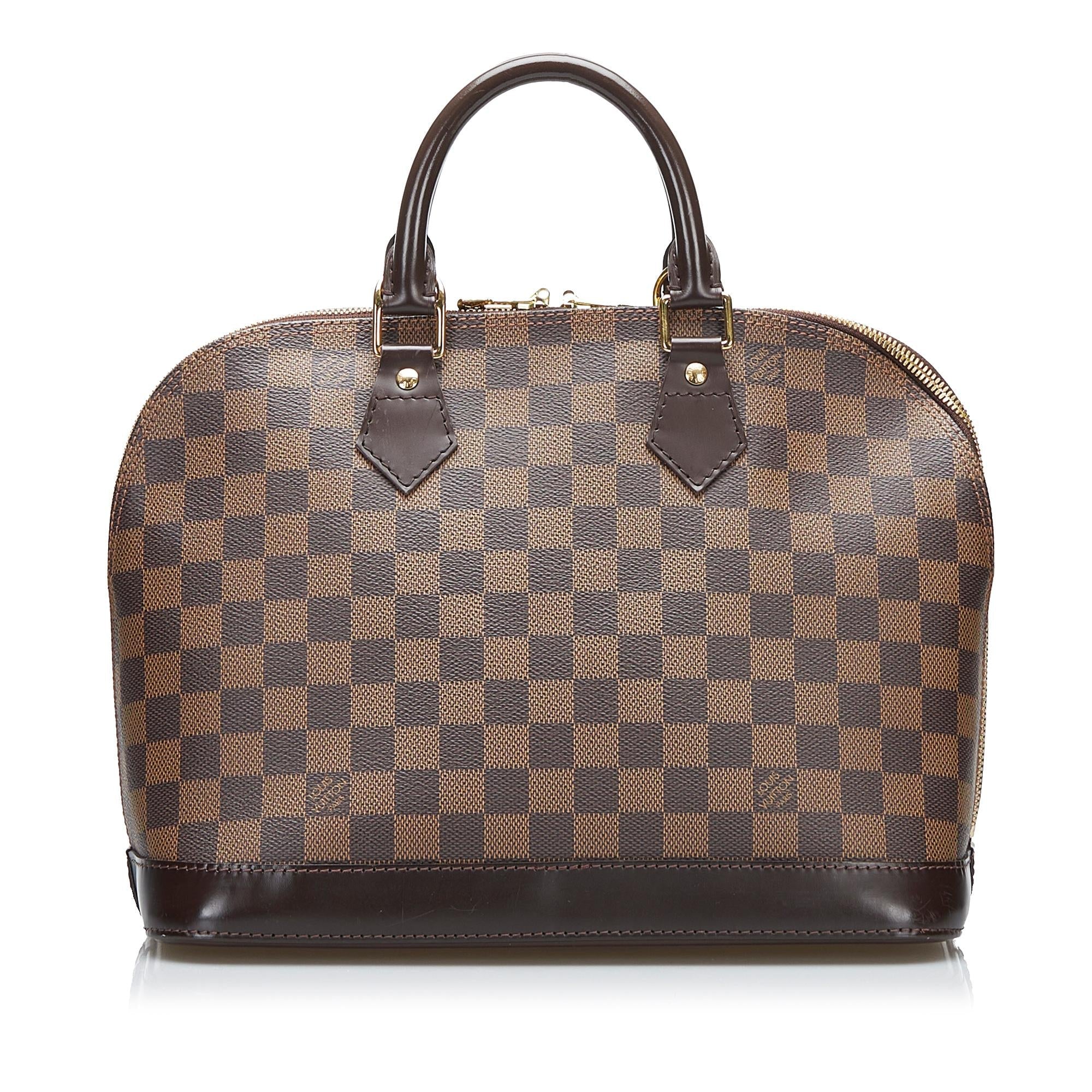 Louis Vuitton Damier Ebene Alma PM (SHG-nuH1Vw)