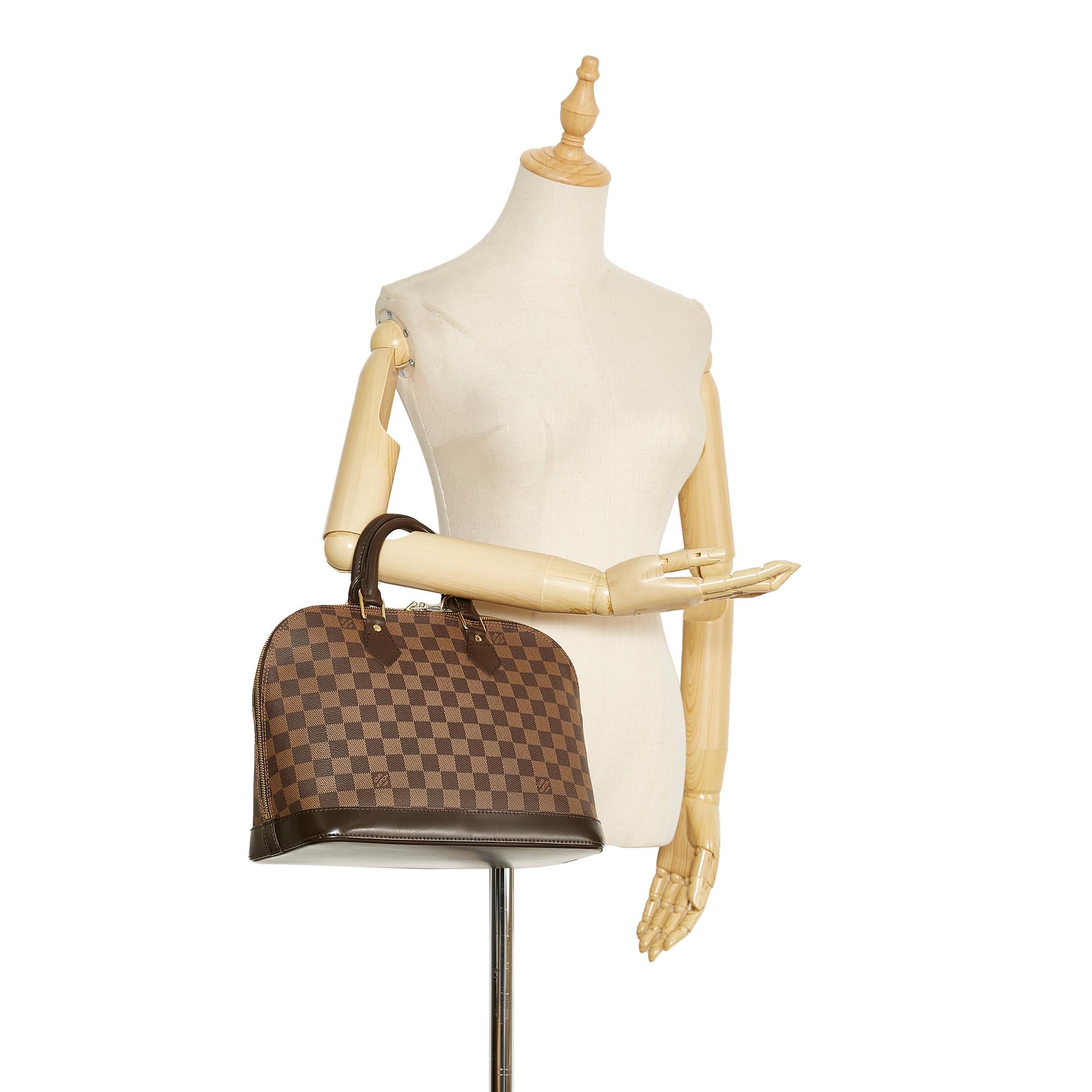 Louis Vuitton Damier Ebene Alma PM (SHG-nuH1Vw)