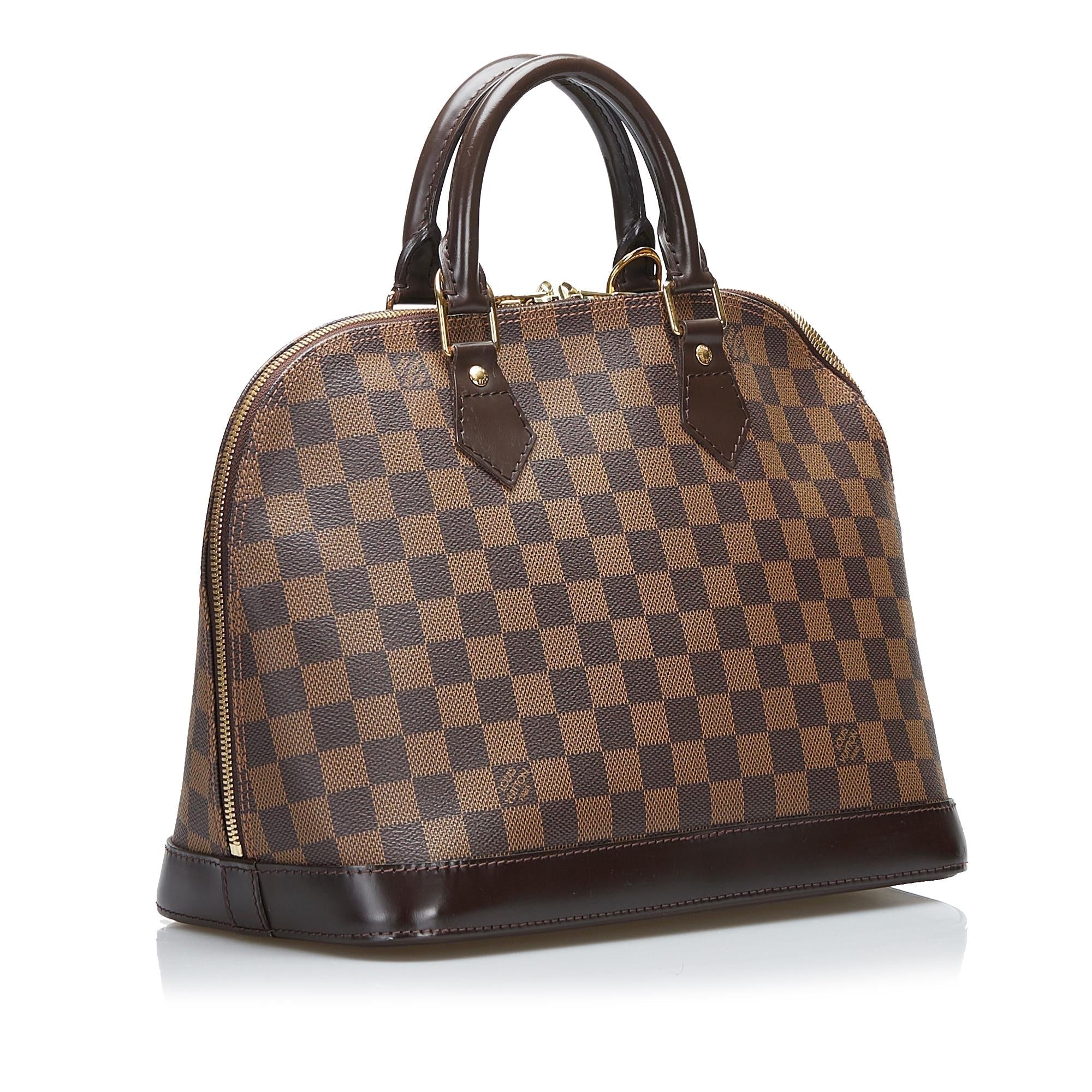 Louis Vuitton Damier Ebene Alma PM (SHG-nuH1Vw)