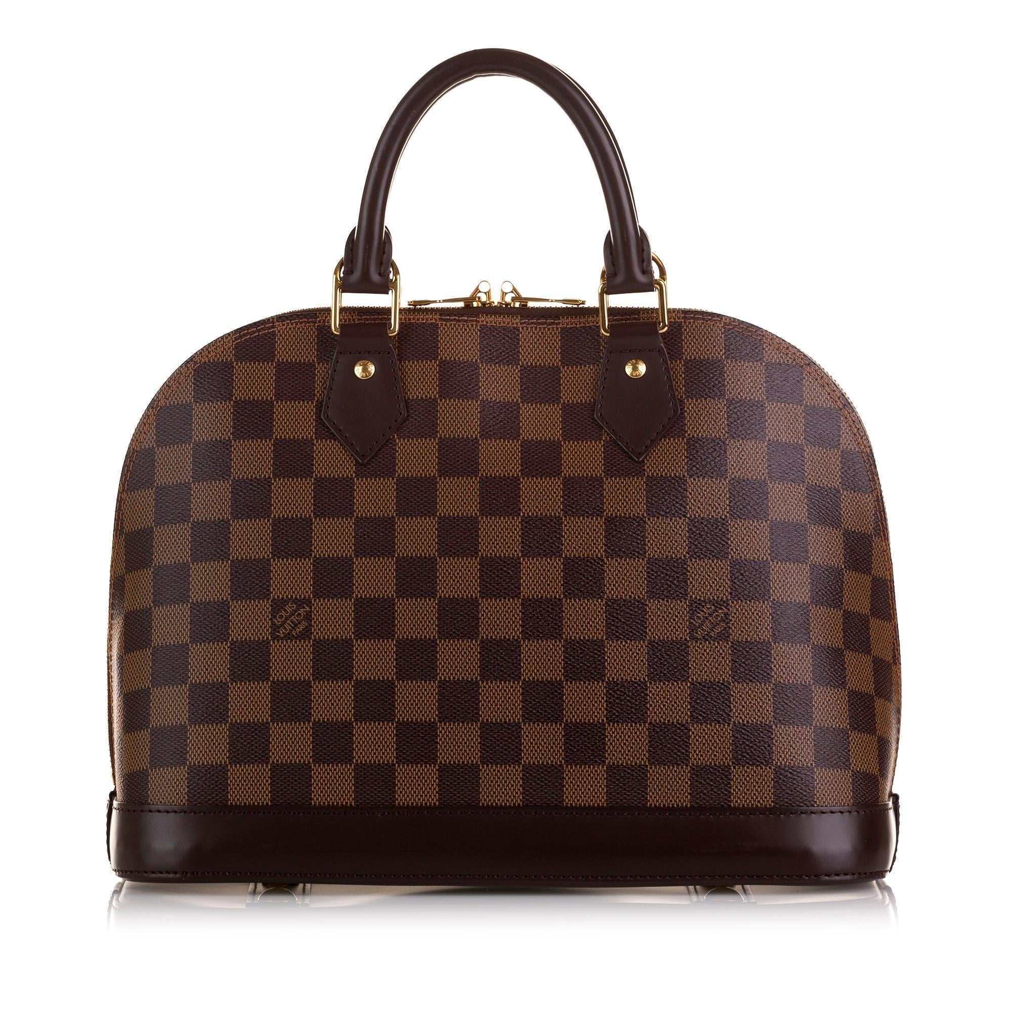 Louis Vuitton Damier Ebene Alma PM (SHG-cYAABt)