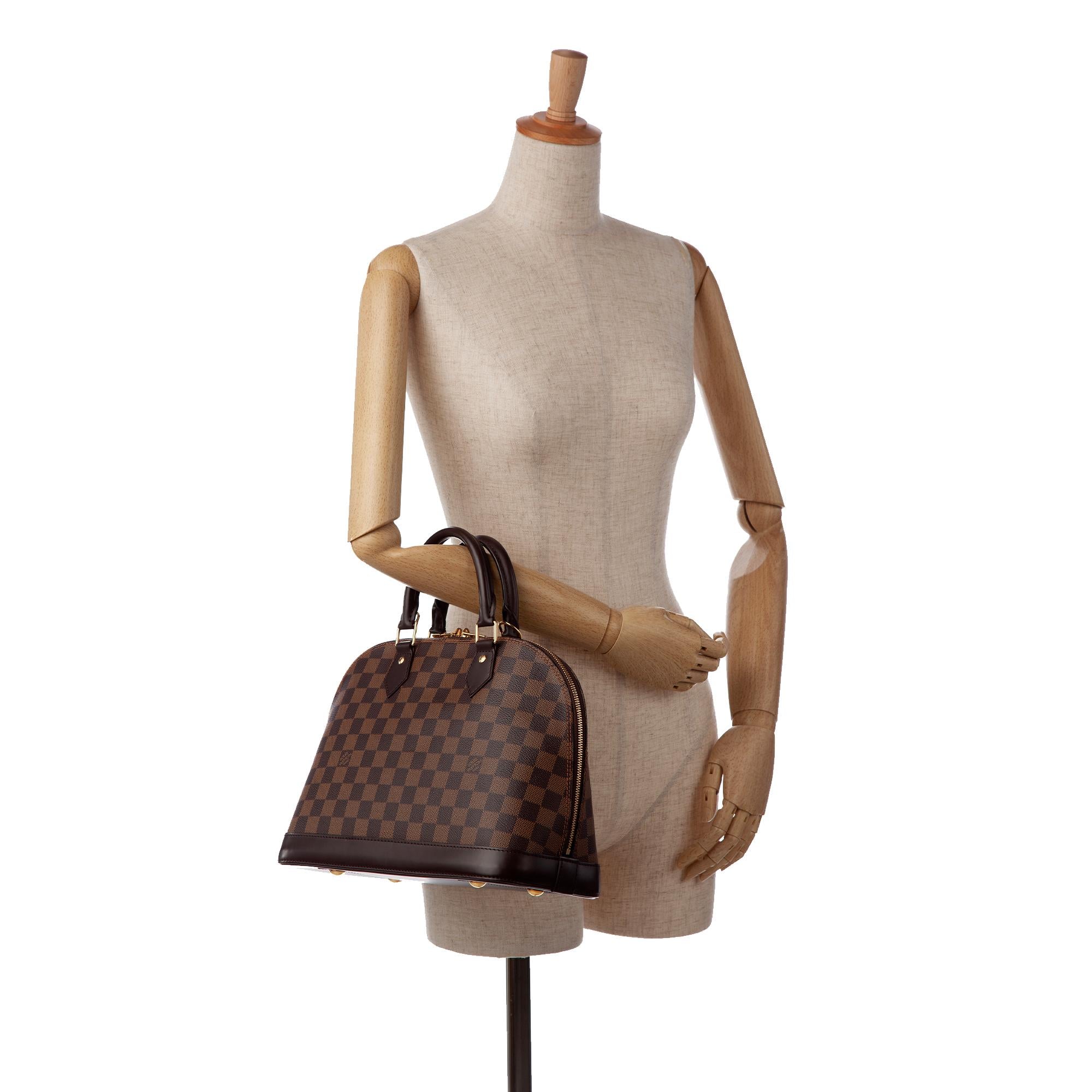 Louis Vuitton Damier Ebene Alma PM (SHG-cYAABt)