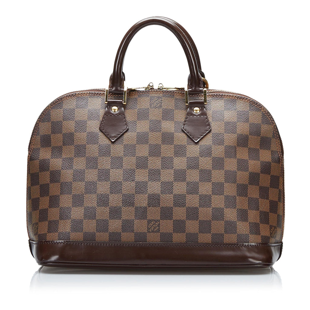 Louis Vuitton Damier Ebene Alma PM (SHG-ya9NqA)